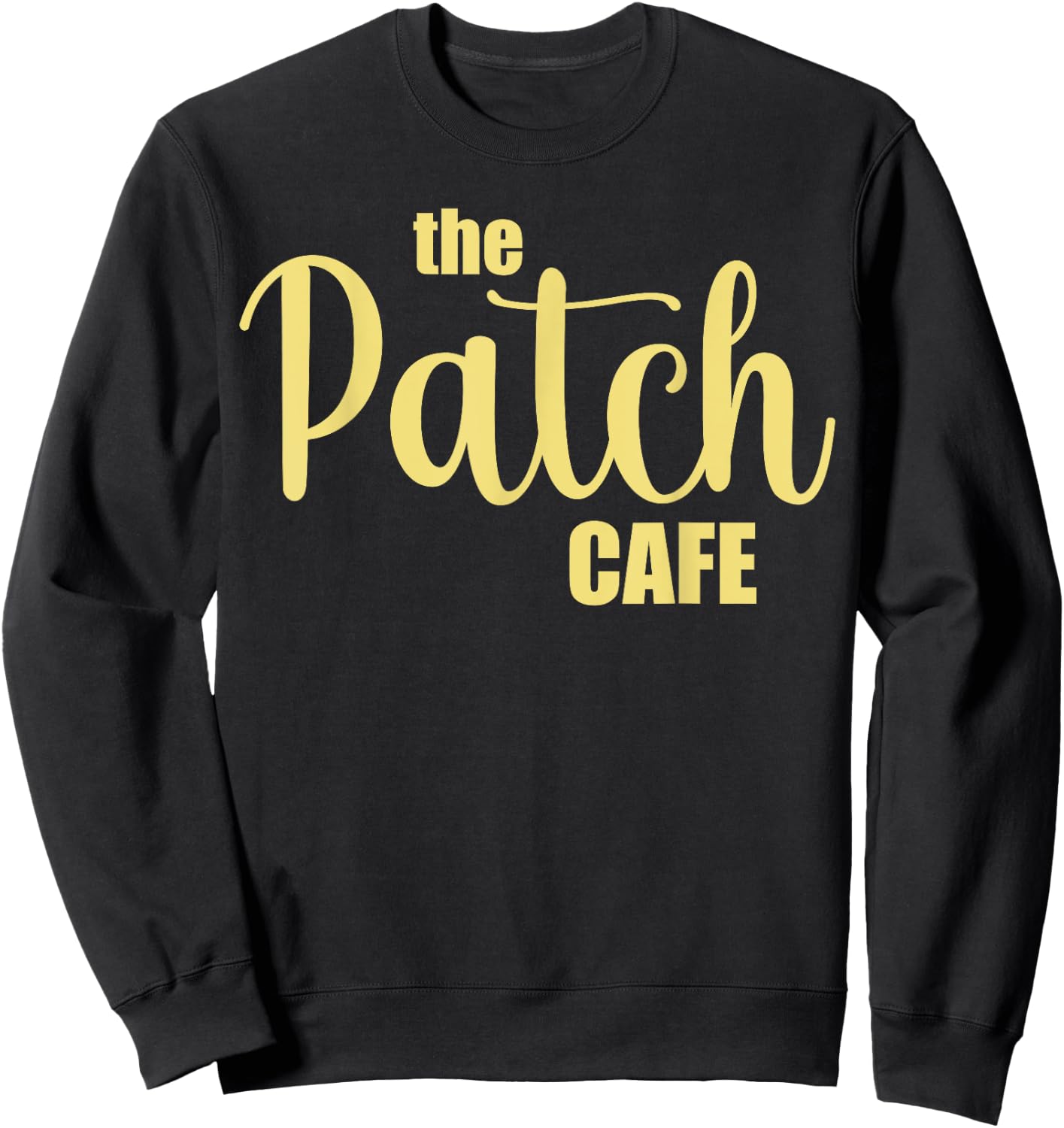 The Patch Cafe Black Adults Classic Fit Sweatshirt - Sweatshirt | Black