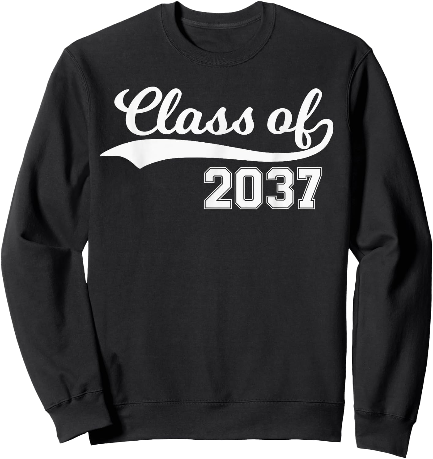 Class of 2037 Grow With Me Shirt First Day of School Sweatshirt - Sweatshirt | Black