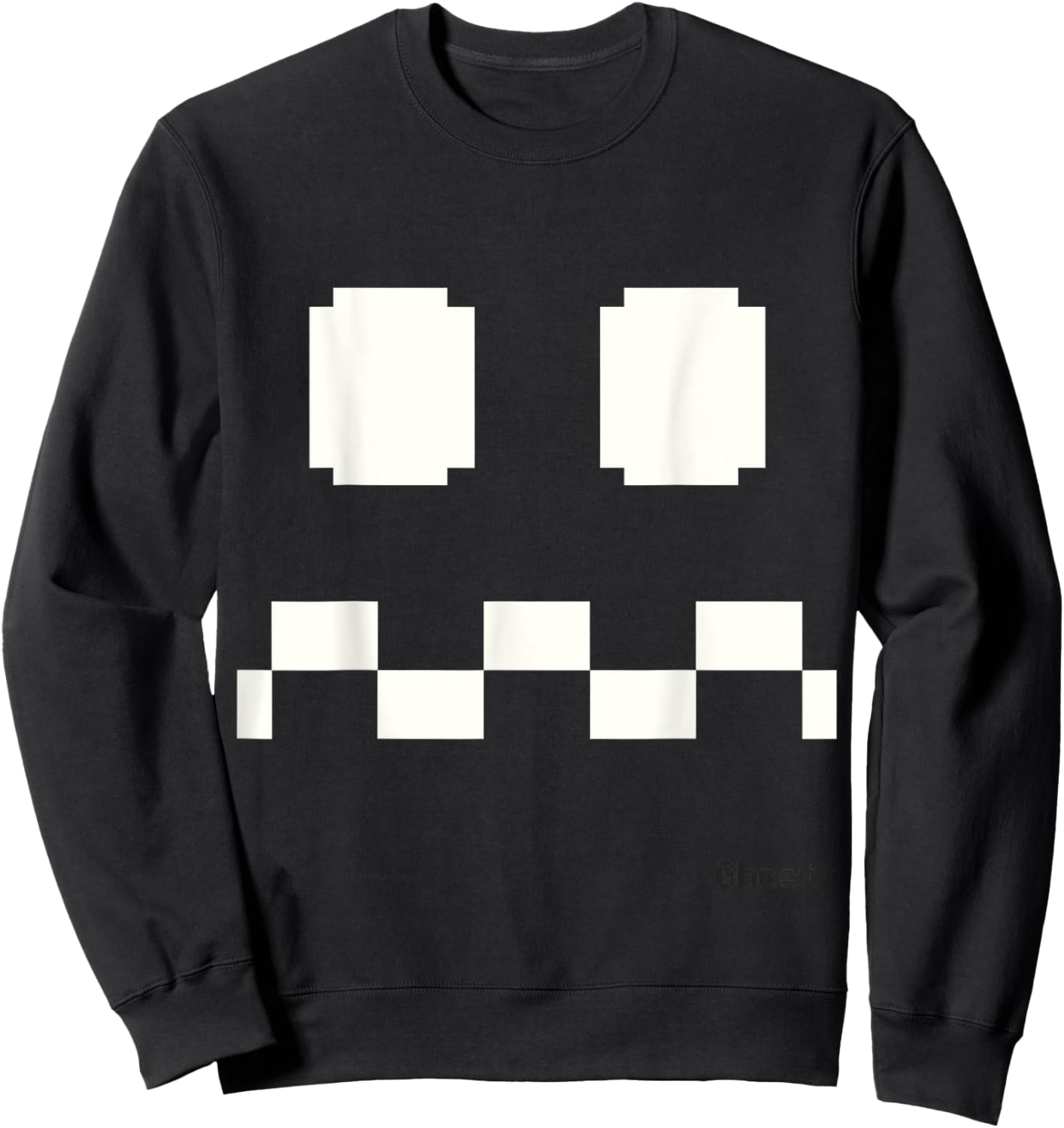 Retro Arcade Group Costume, Blue Ghost, Halloween Group Idea Sweatshirt - Sweatshirt | Black