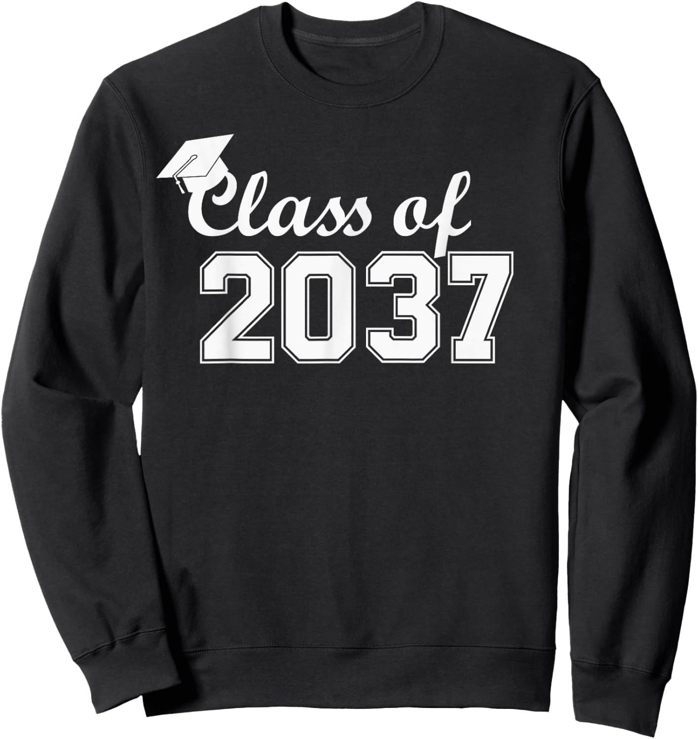 Class of 2037 Grow With Me First Day of School Sweatshirt - Sweatshirt | Black