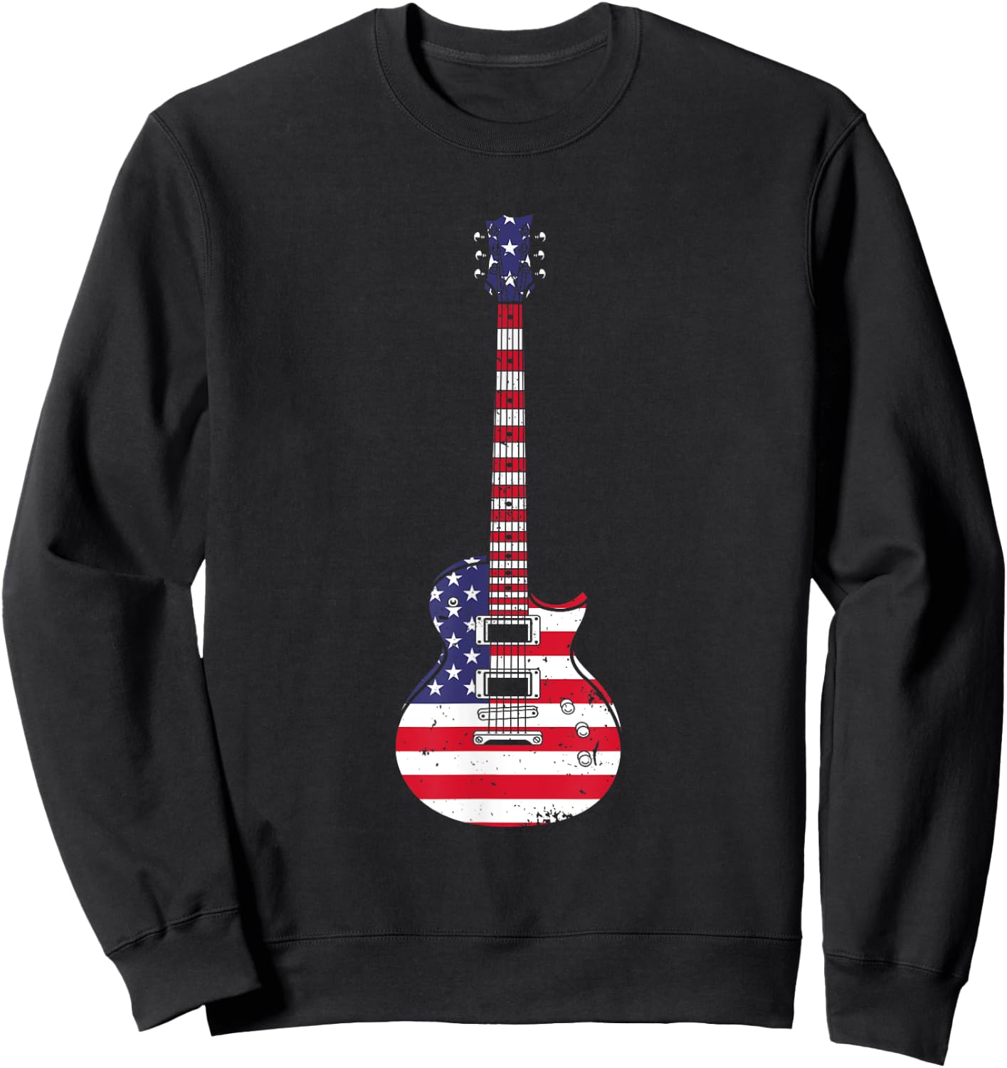 Cool Guitar Women Musician Electric Guitarist Music Sweatshirt - Sweatshirt | Black