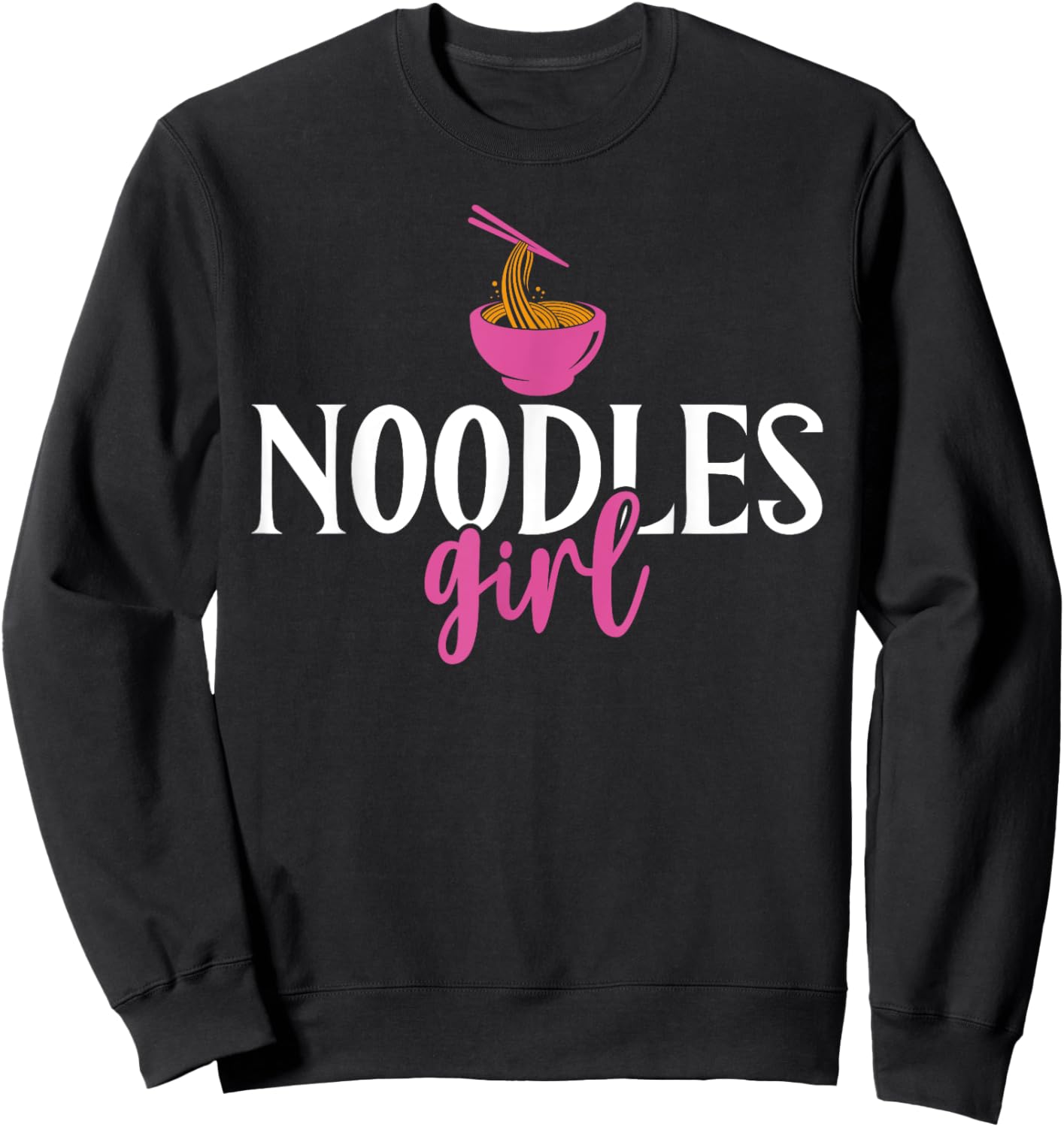 Noodles Girl Sweatshirt - Sweatshirt | Black