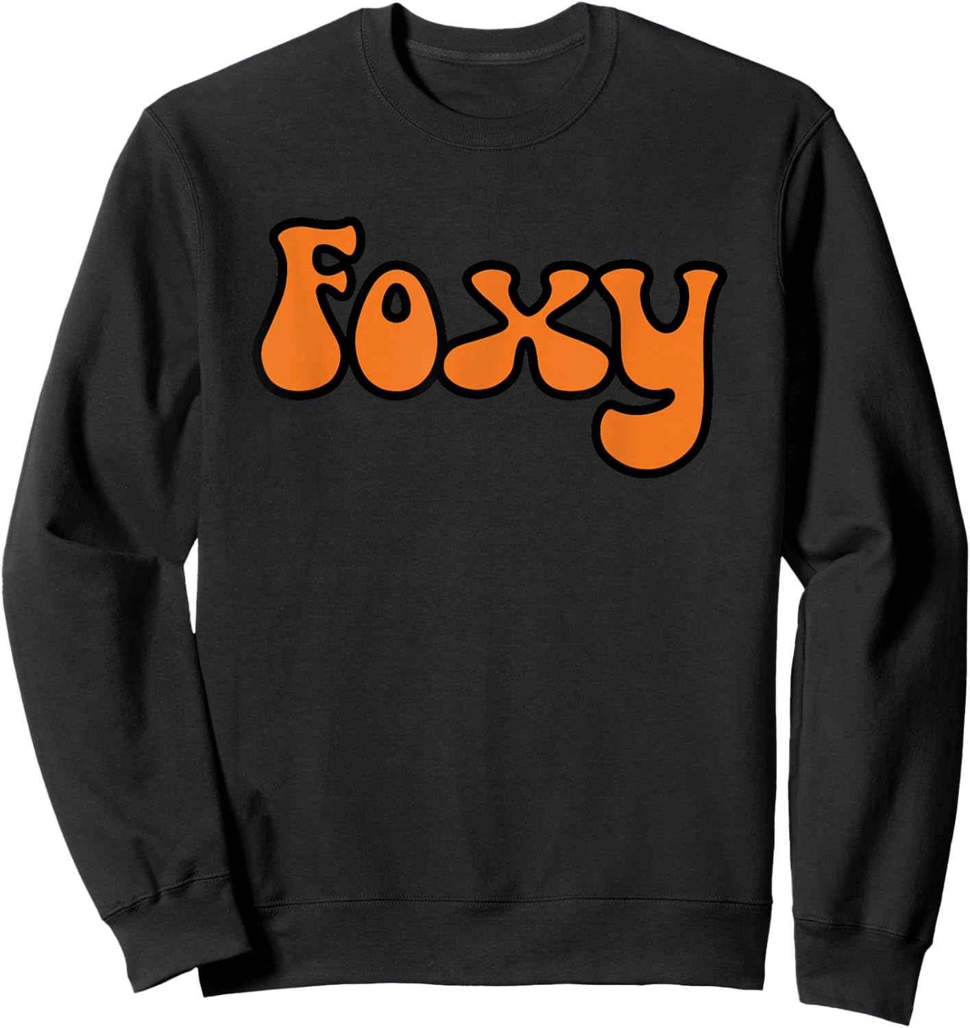 Foxy Cute Fox Women's Foxy Sweatshirt - Sweatshirt | Black