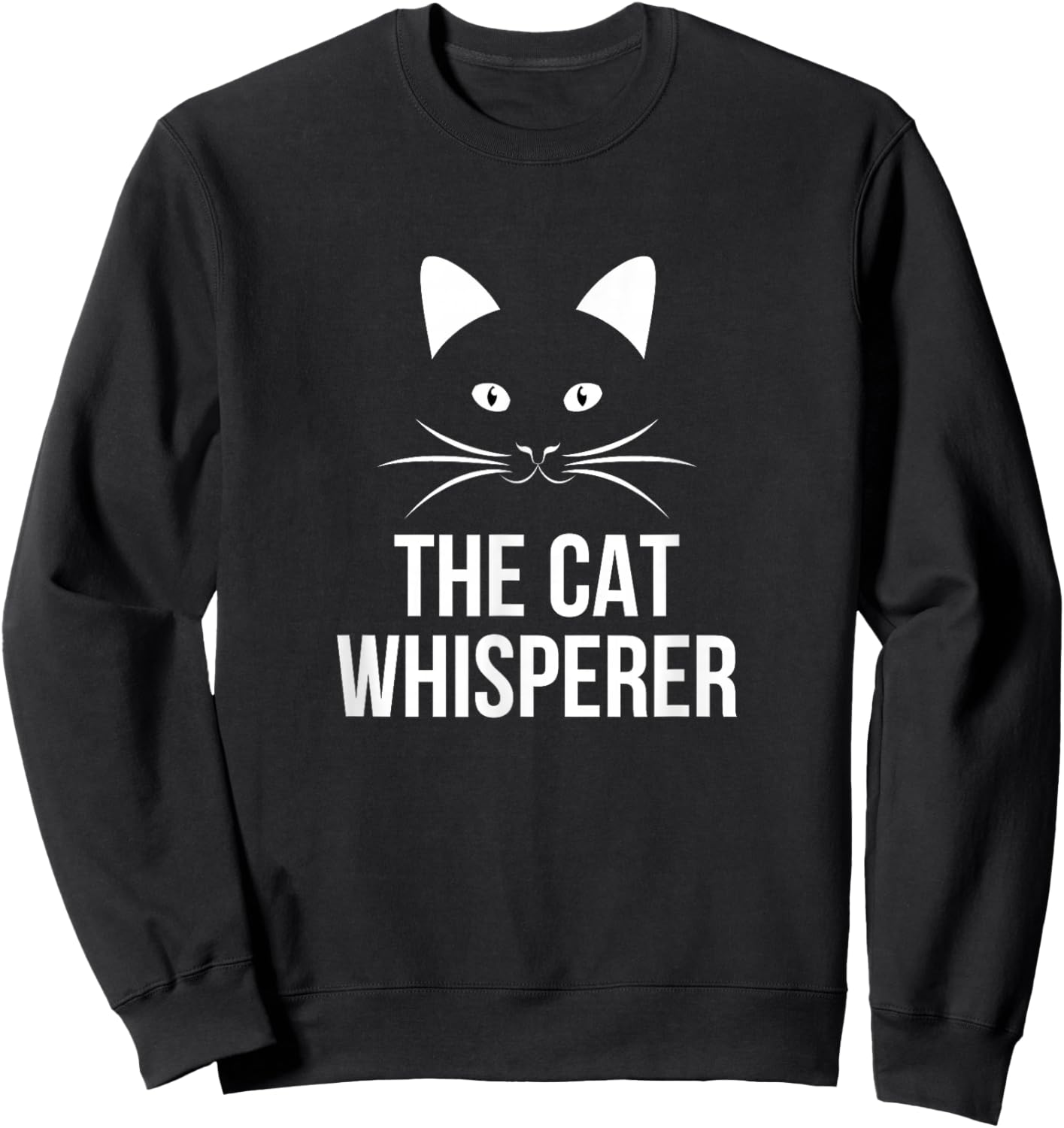 The Cat Whisperer Sweatshirt - Sweatshirt | Black