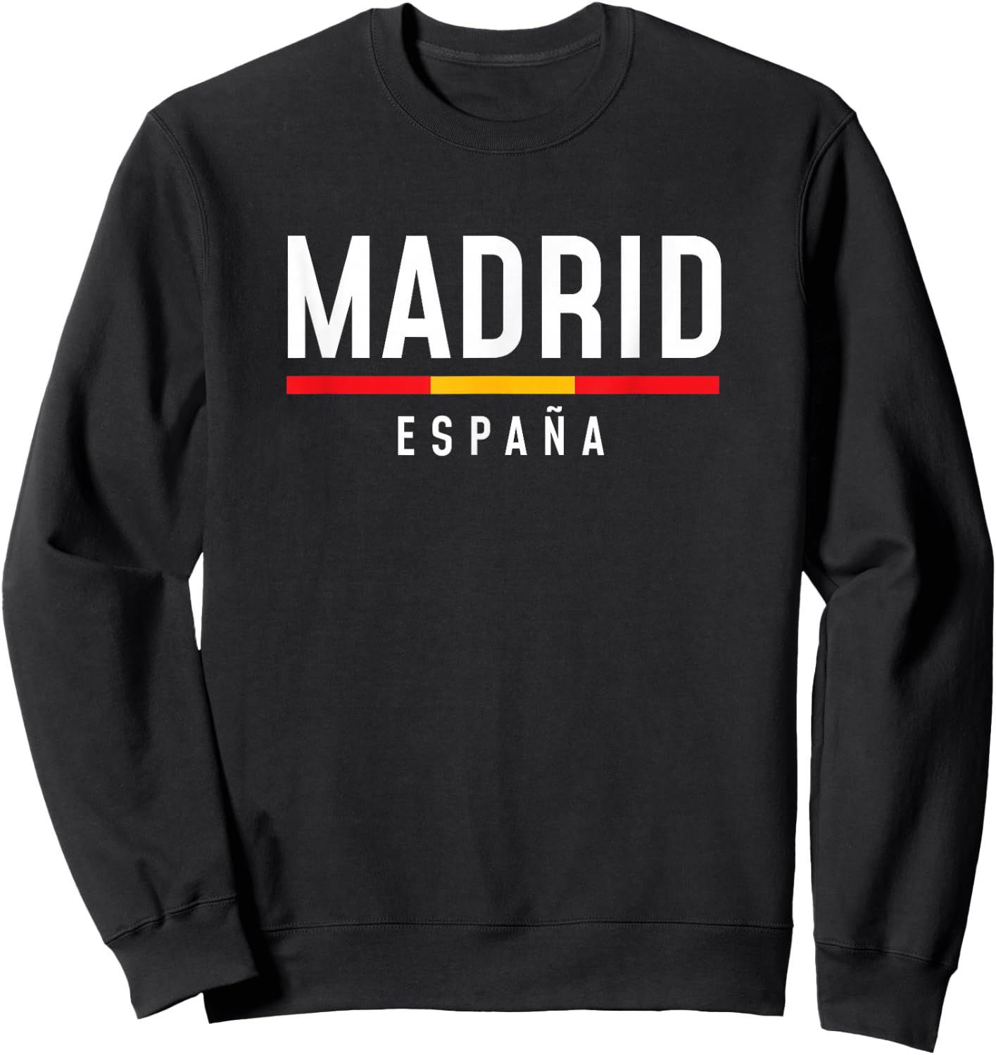 Retro Madrid Spain Shirt Vintage España boys & girls Sweatshirt - Sweatshirt | Black