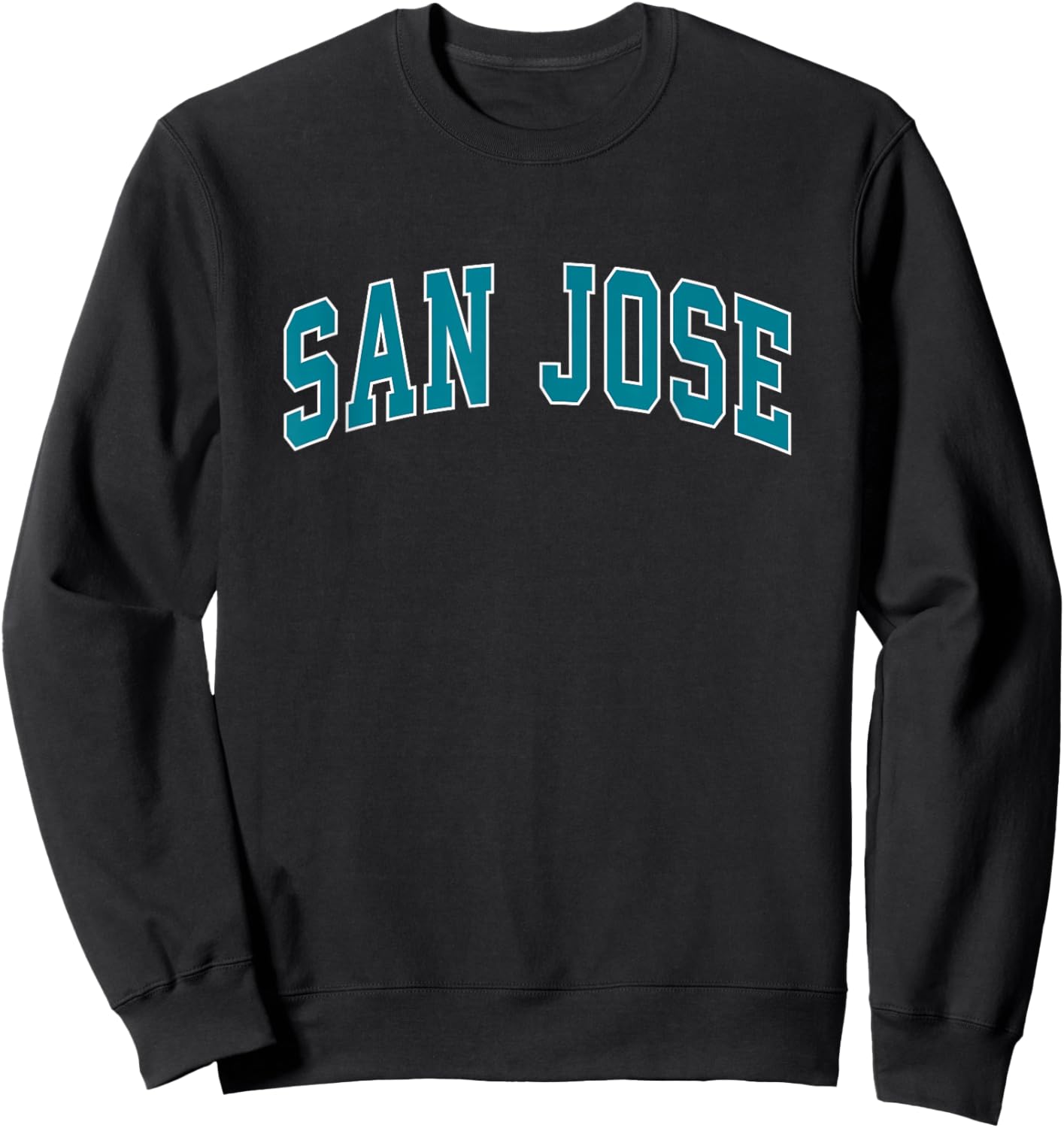 San Jose - Throwback Design Print - Classic Sweatshirt - Sweatshirt | Black