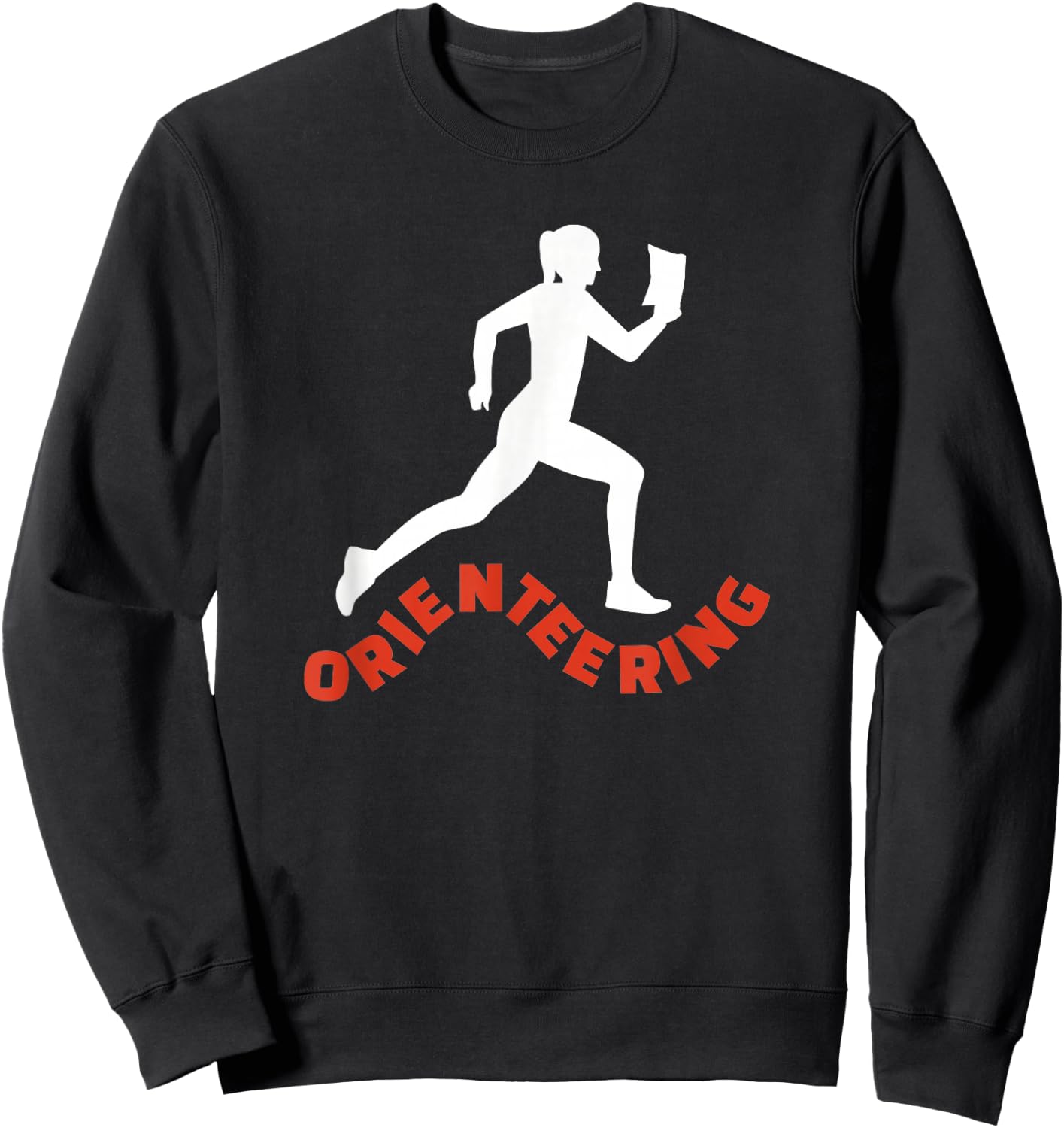 Orienteering woman Sweatshirt - Sweatshirt | Black