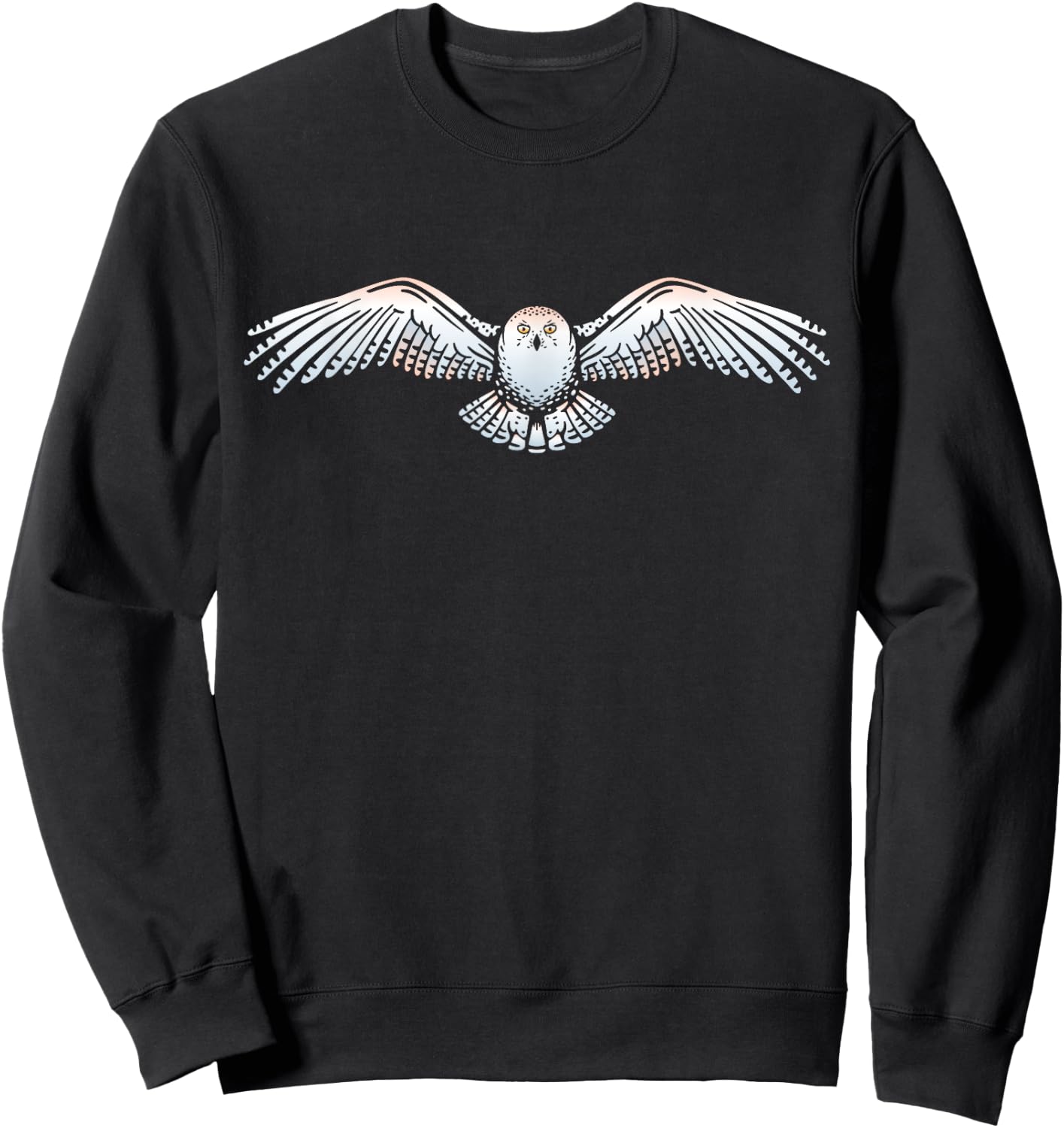 Snowy Owl Sweatshirt - Sweatshirt | Black