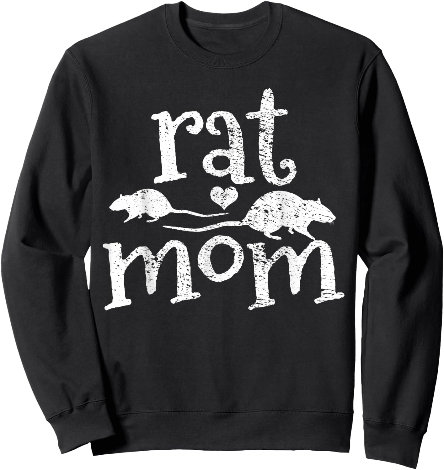 Rat mom Sweatshirt - Sweatshirt | Black
