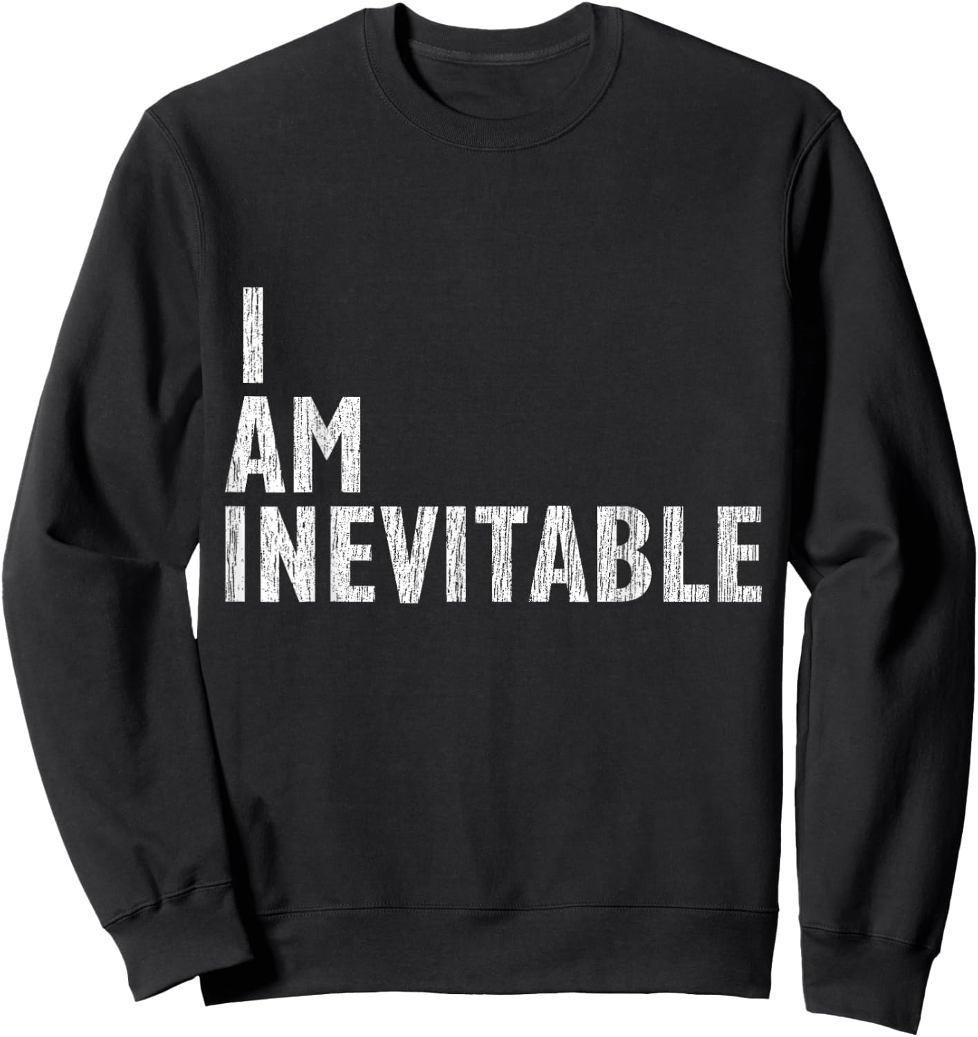 Men Women I Am Inevitable for Kids Sweatshirt - Sweatshirt | Black