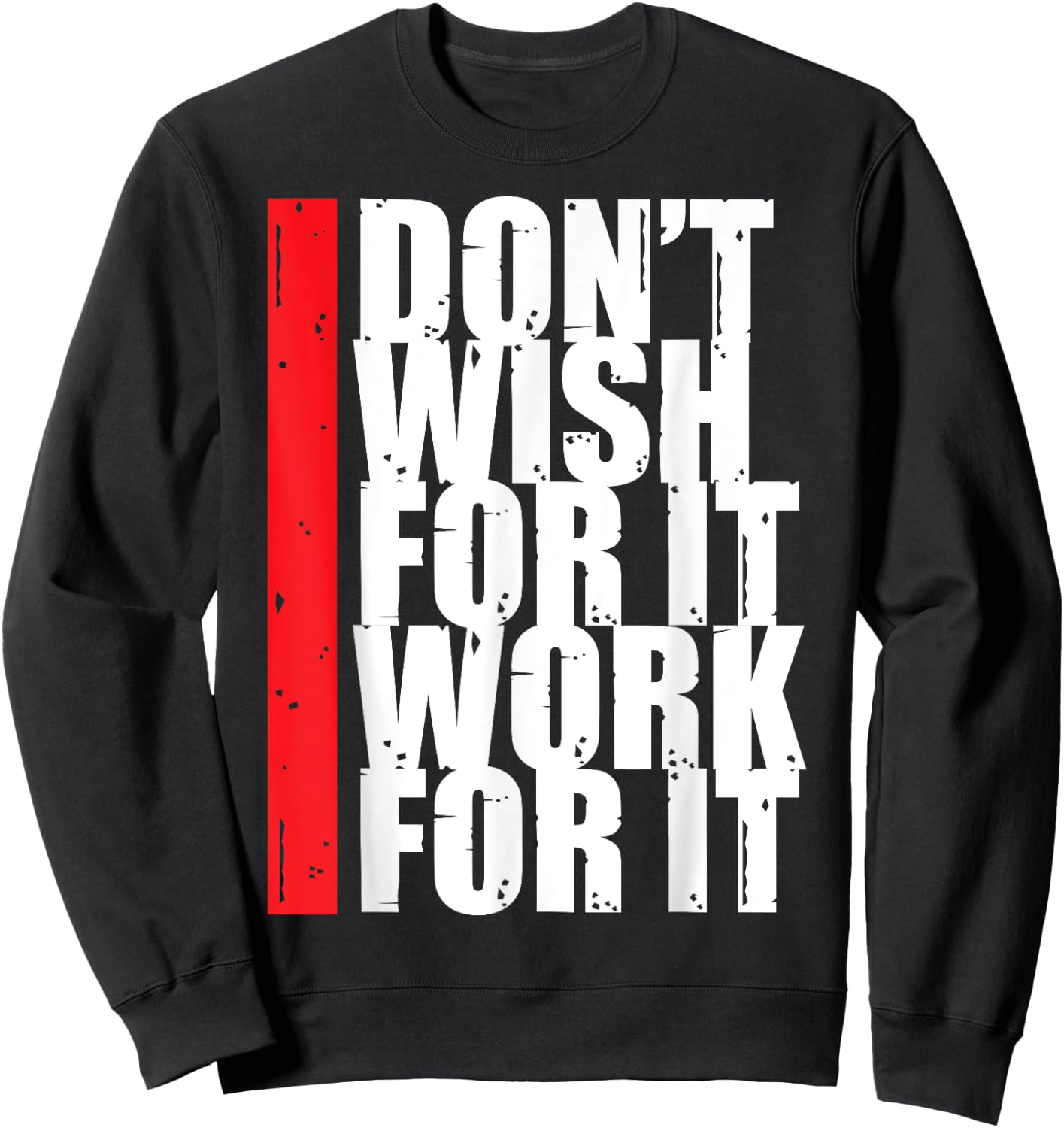 Work Harder Motivation Fitness Gym Entrepreneur Inspiration Sweatshirt - Sweatshirt | Black