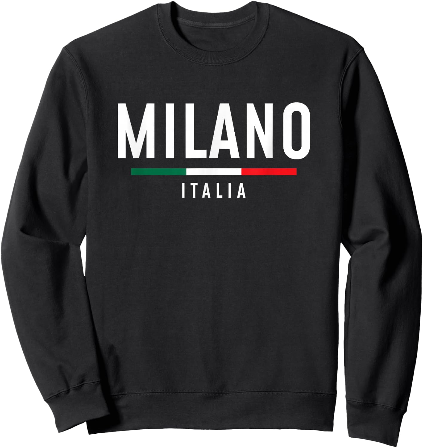 Milano Italia Vintage Milan Italy Boys Girls Retro Souvenir Sweatshirt - Sweatshirt | Black