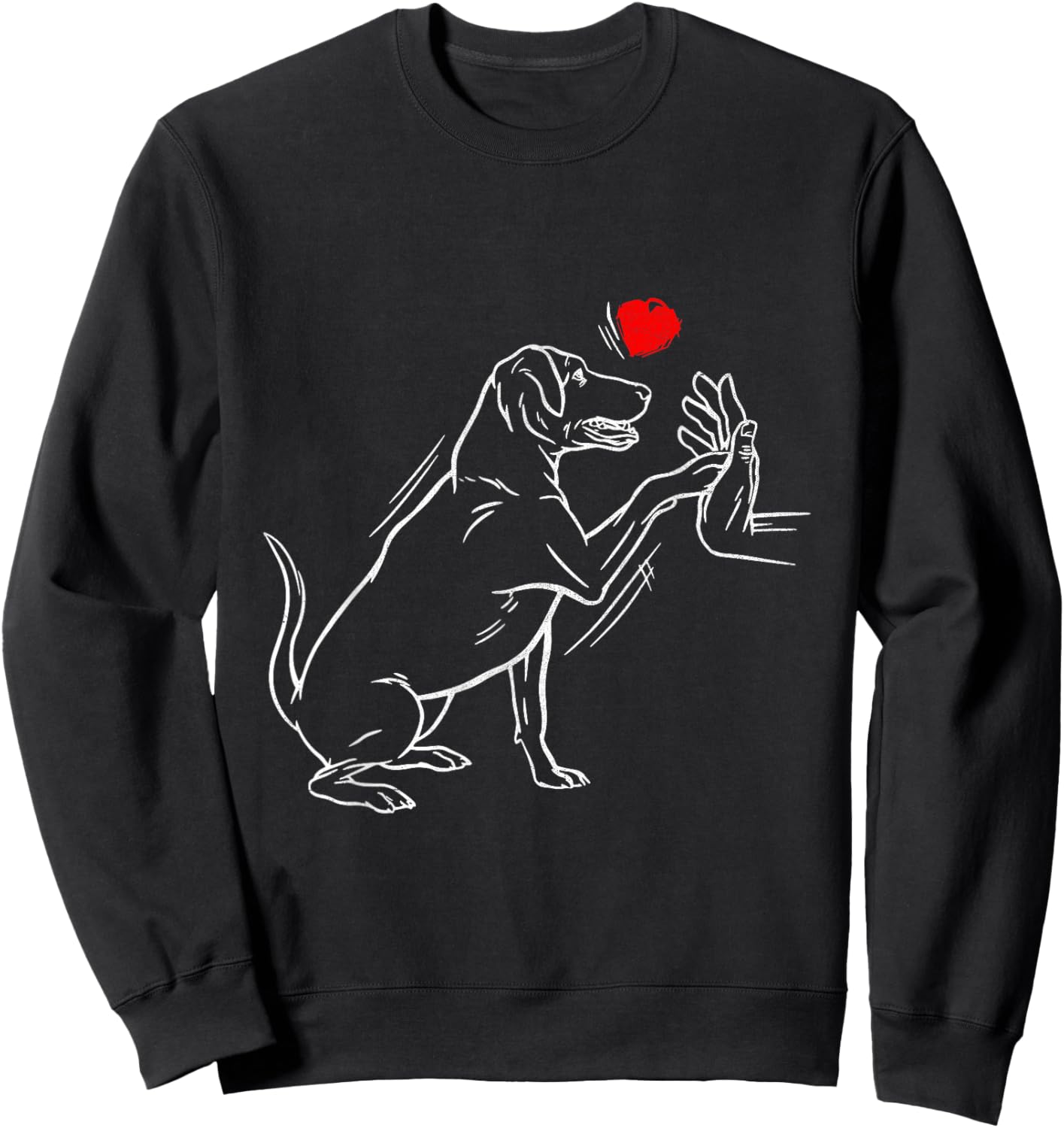 Labrador Retriever Labradors Black Lab Dad Mom Retrievers Sweatshirt - Sweatshirt | Black