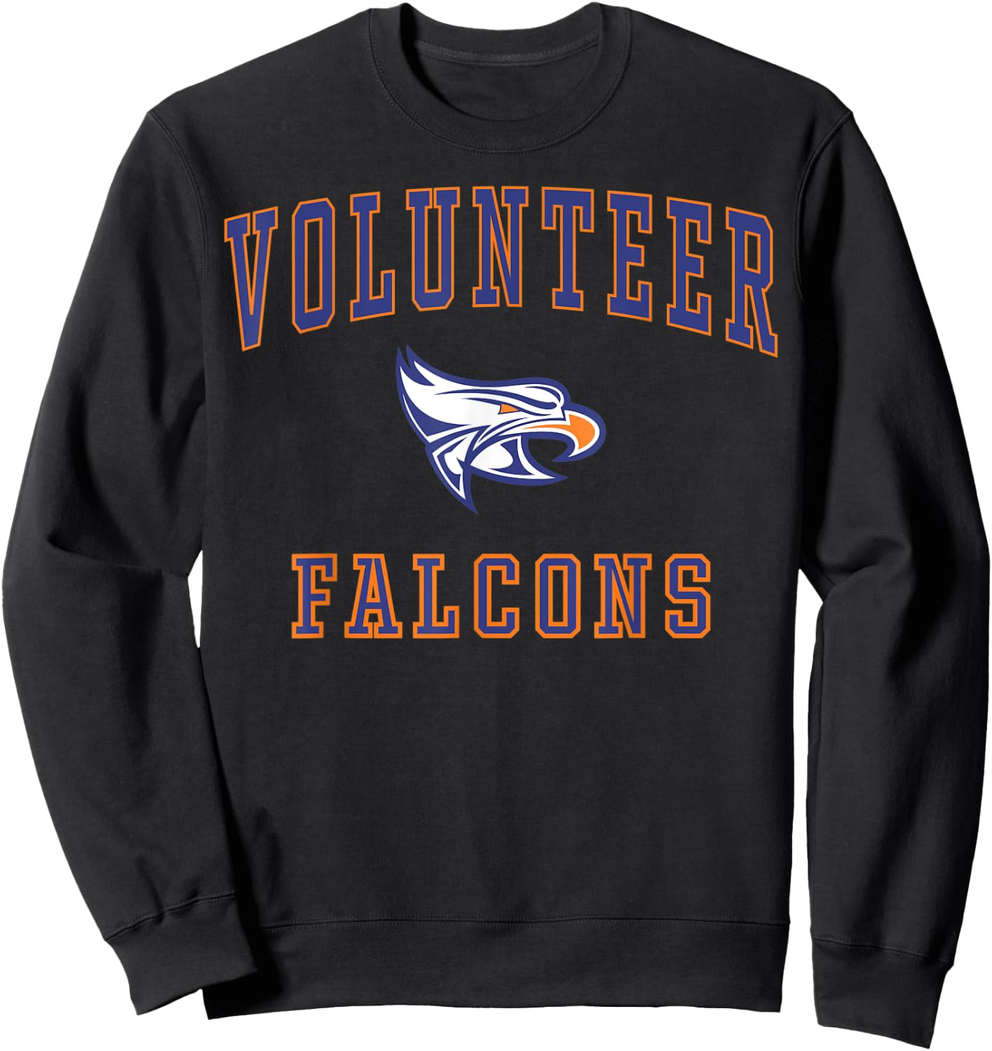 Volunteer High School Falcons C1 Sweatshirt - Sweatshirt | Black