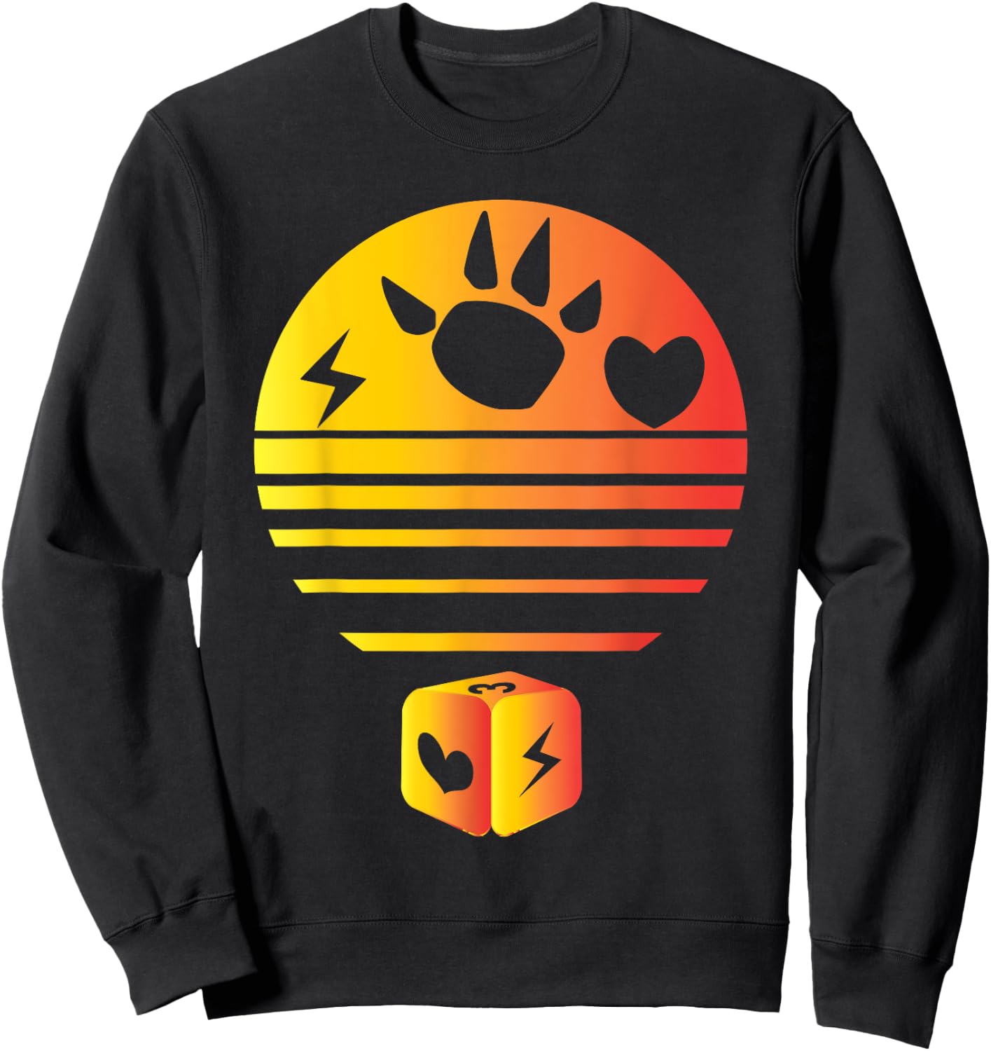 King of Tokyo Board Game Design Tabletop Gaming Sweatshirt - Sweatshirt | Black