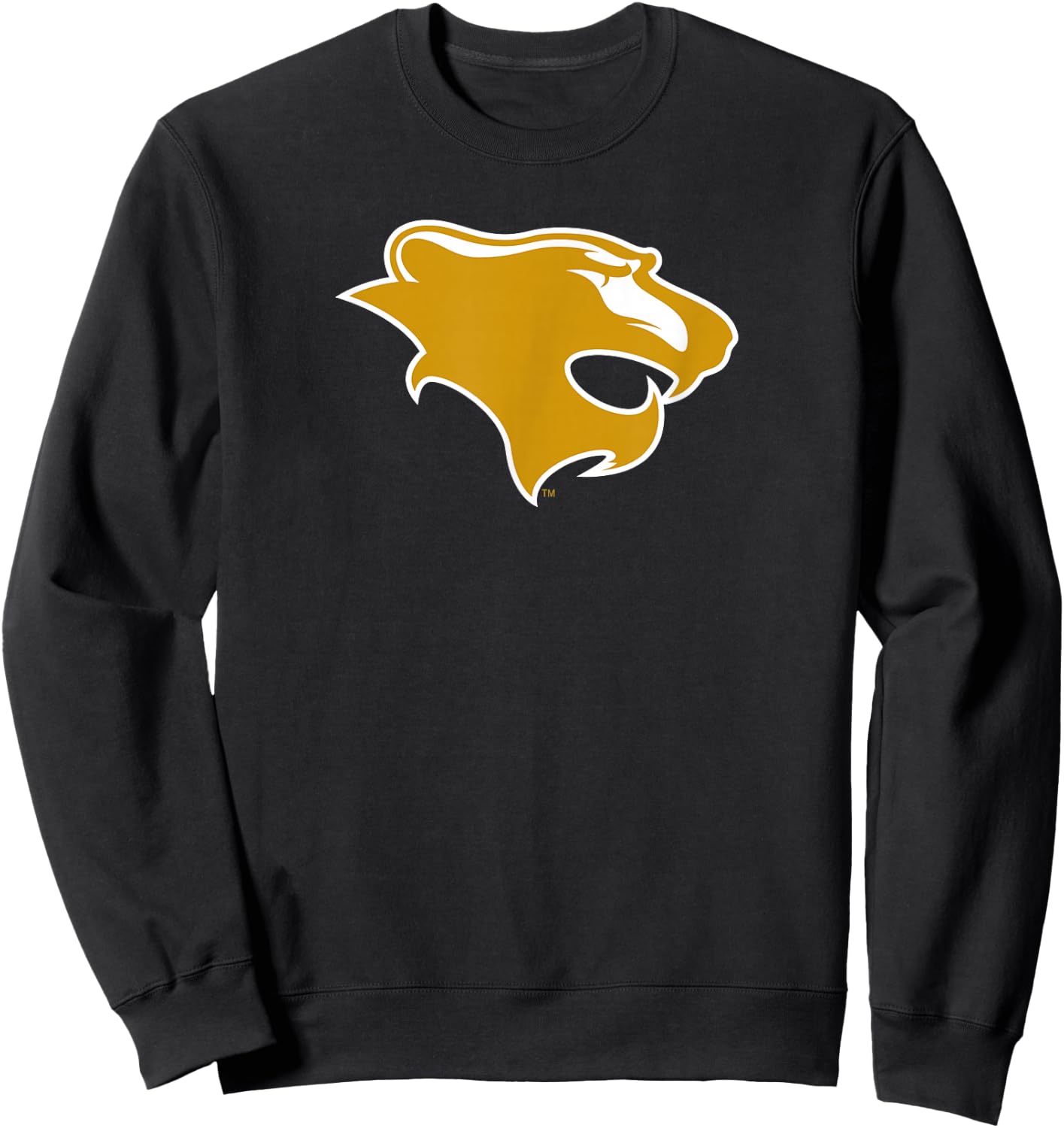 Georgian Court University Lions Primary Logo Sweatshirt - Sweatshirt | Black