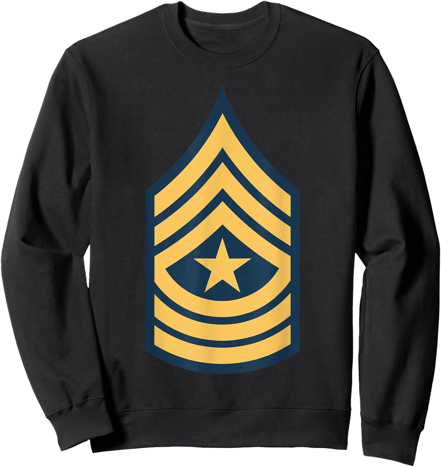 Army Sergeant Major E-9 Military Rank SGM Veteran Patriotic Sweatshirt - Sweatshirt | Black