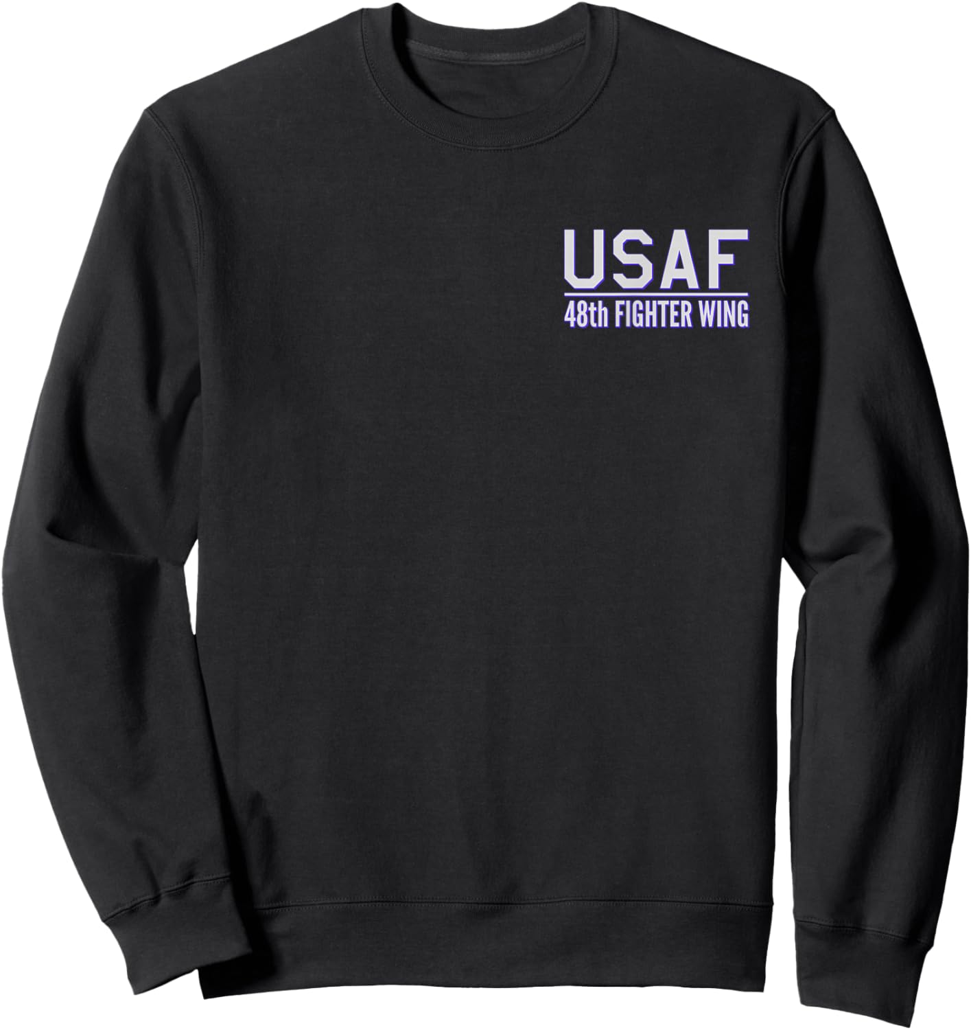 48th Fighter Wing Usaf Raf Lakenheath Air Force Sweatshirt - Sweatshirt | Black