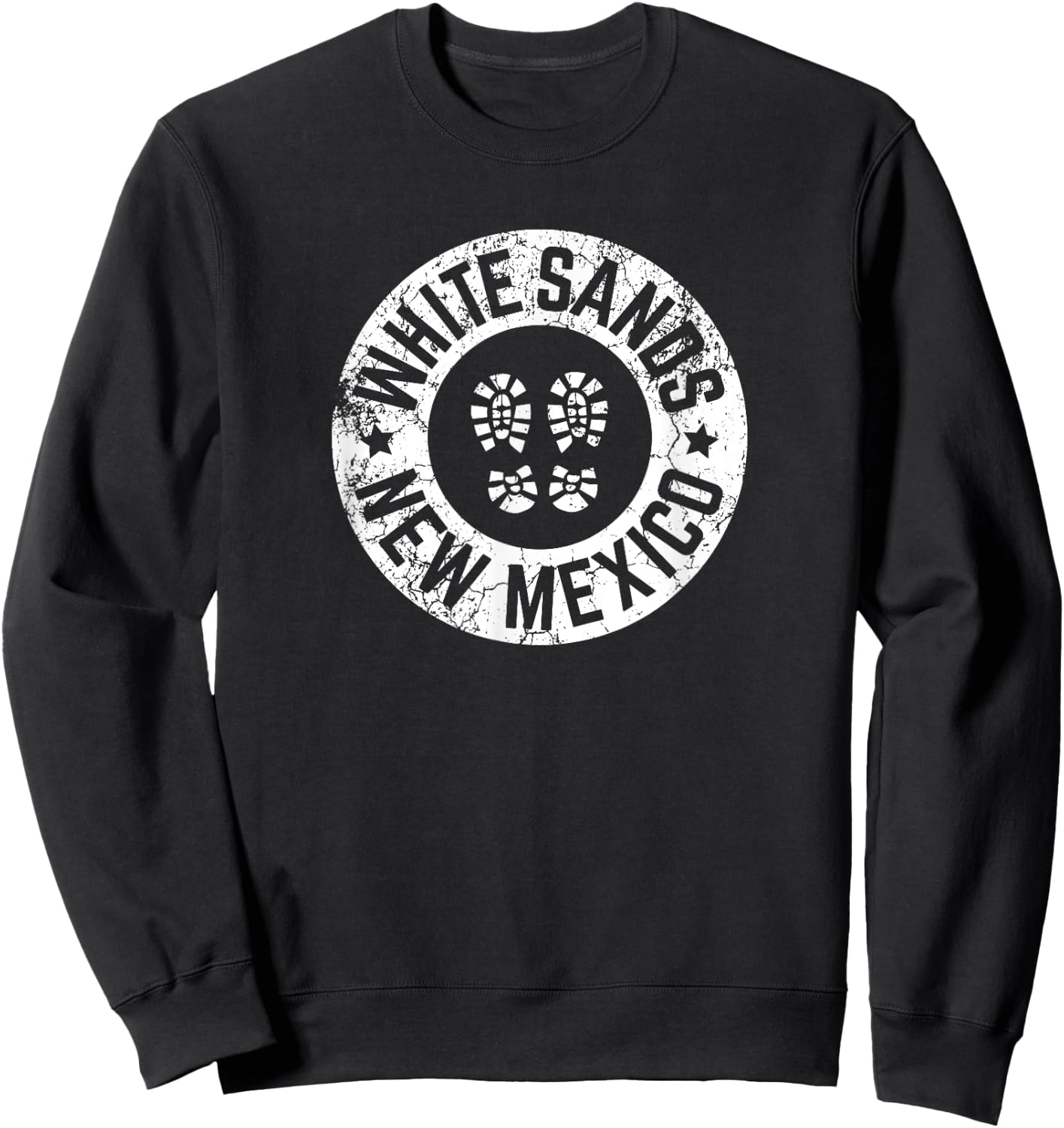 Vintage White Sands National Monument New Mexico Park Sports Sweatshirt - Sweatshirt | Black