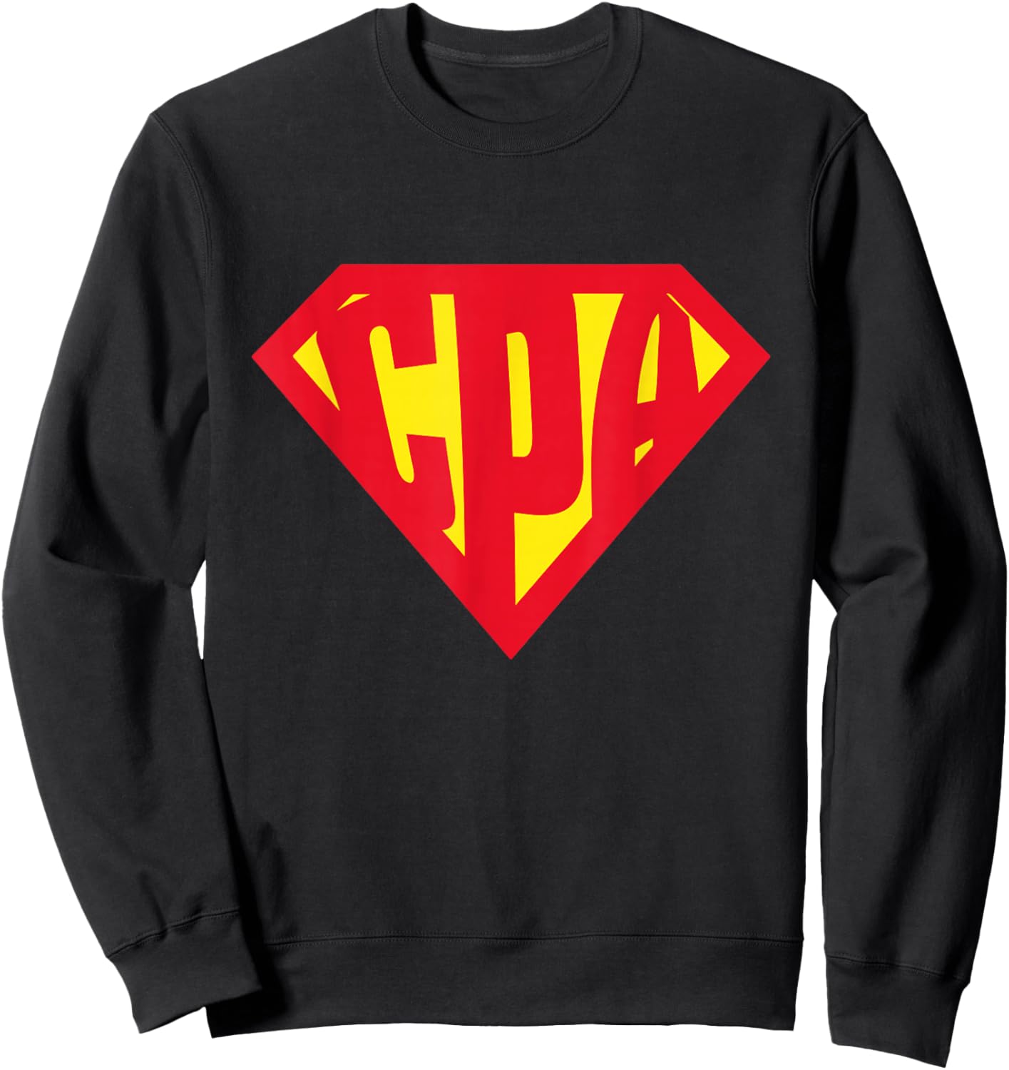 Superhero CPA Accountant Sweatshirt - Sweatshirt | Black