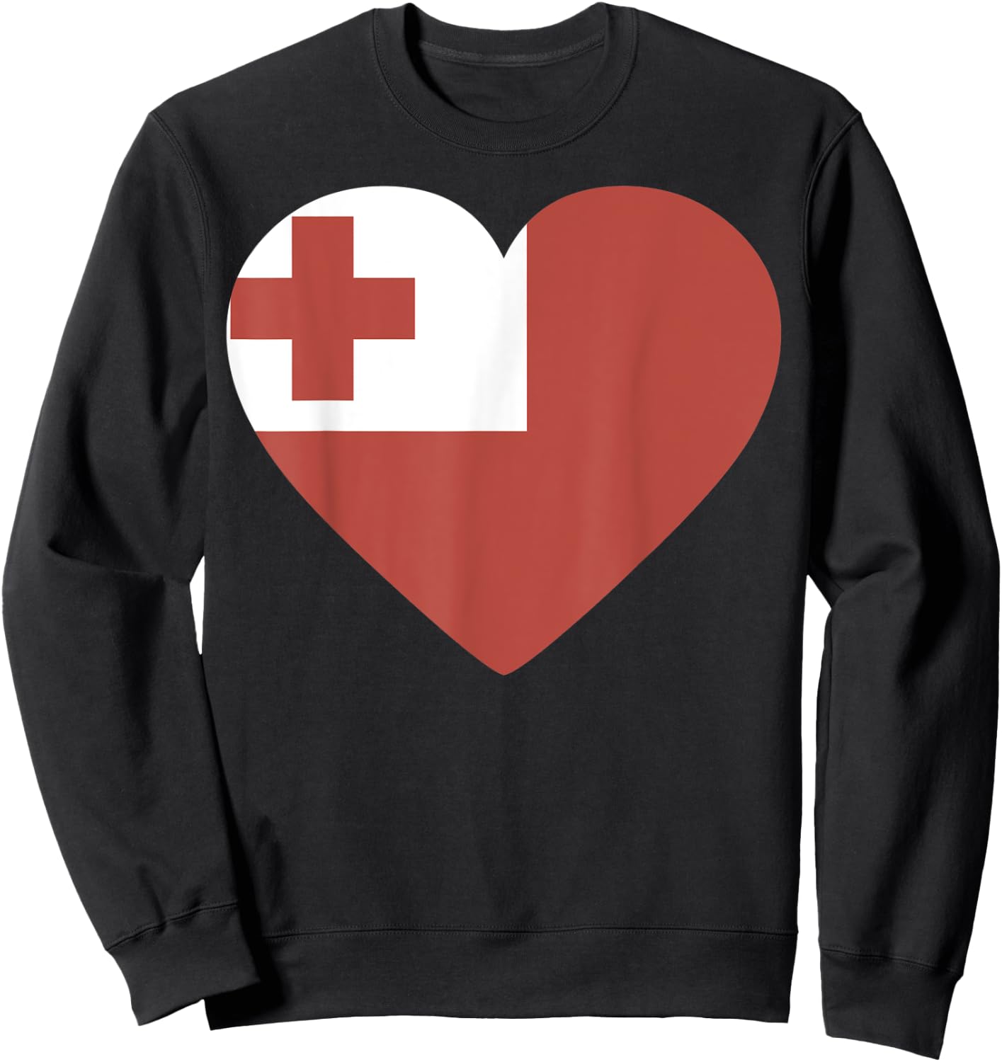 National Flag of Tonga souvenir gift women Sweatshirt - Sweatshirt | Black