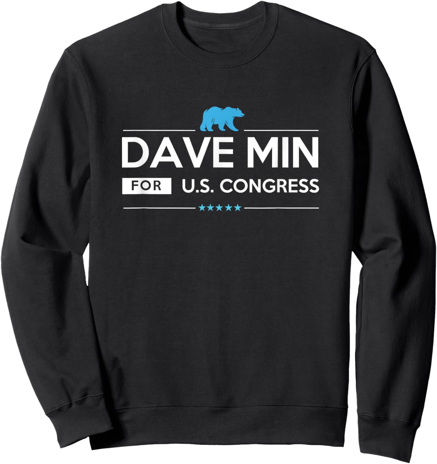 Dave Min California 47th District for Congress CA47 2026 Sweatshirt - Sweatshirt | Black