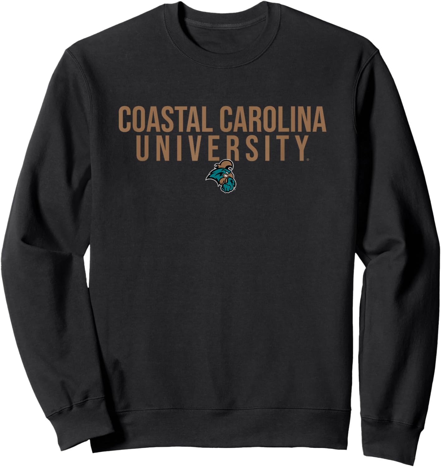 Coastal Carolina University CCU Logo Sweatshirt - Sweatshirt | Black