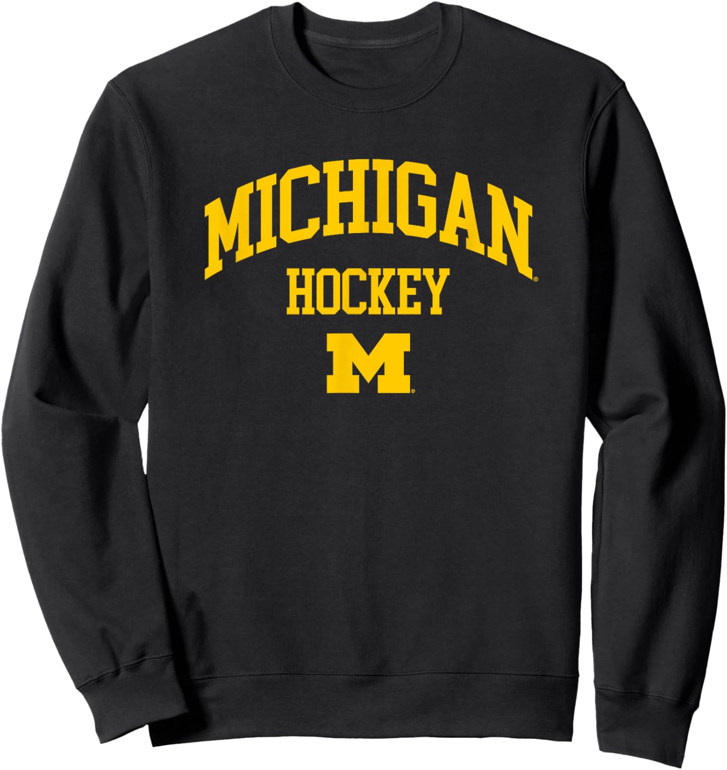 University of Michigan Wolverines Hockey Sweatshirt - Sweatshirt | Black
