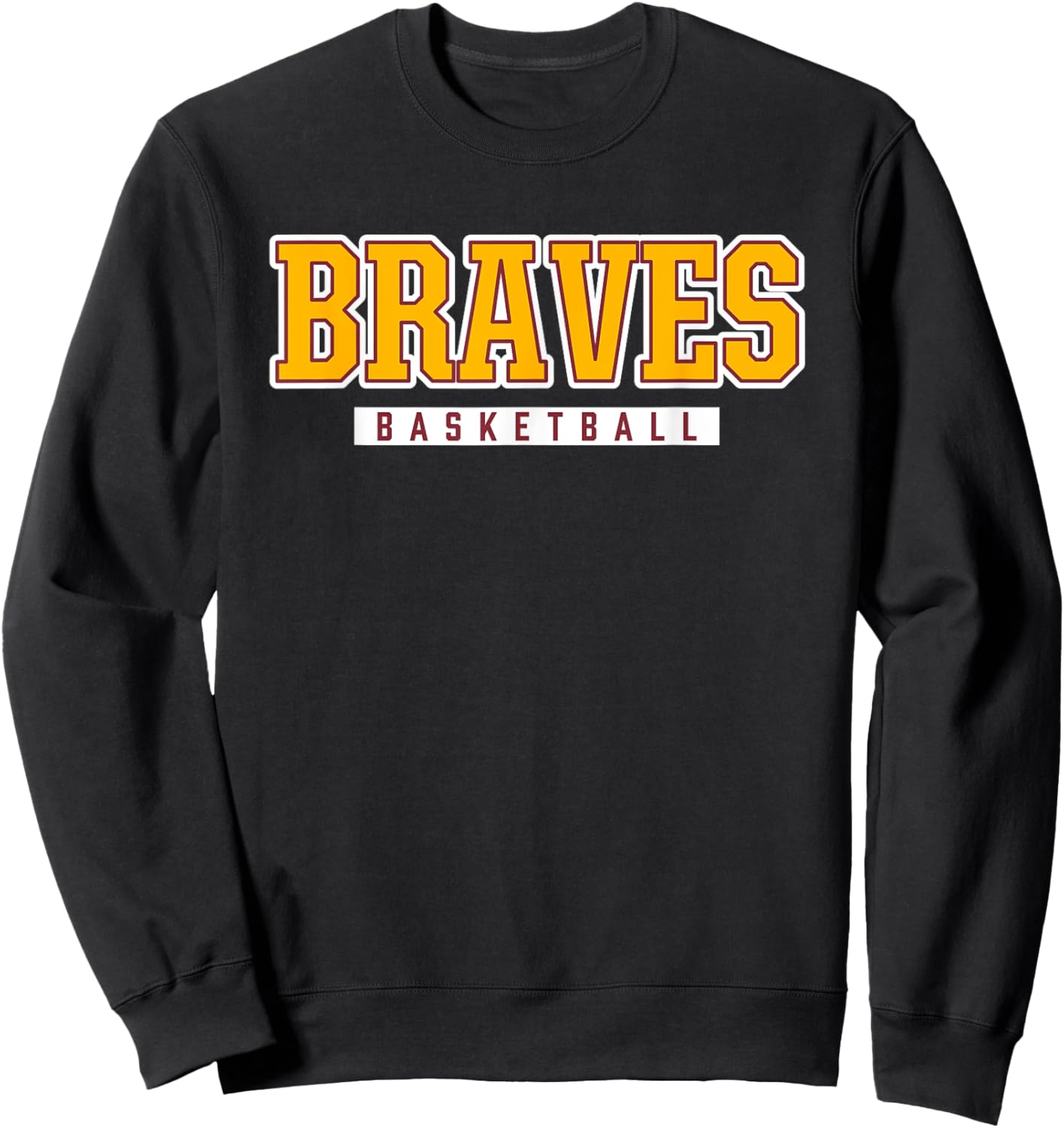 Braves Basketball Cherokee High School Sweatshirt - Sweatshirt | Black