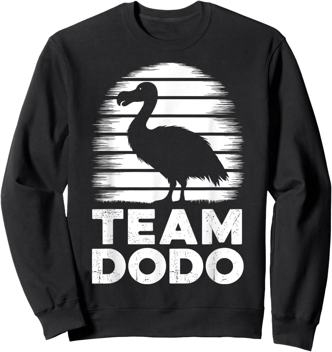 Team Dodo Funny Dodo Bird Sweatshirt - Sweatshirt | Black