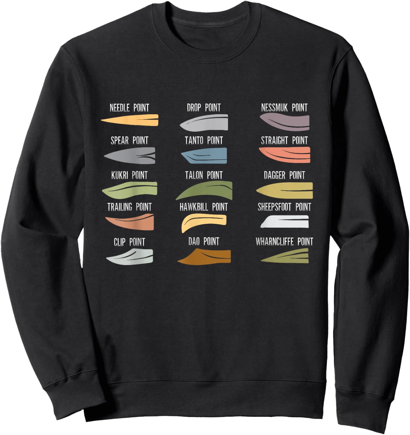 Blacksmith Fire Forged Knives Bladesmith Knife Forging Sweatshirt - Sweatshirt | Black