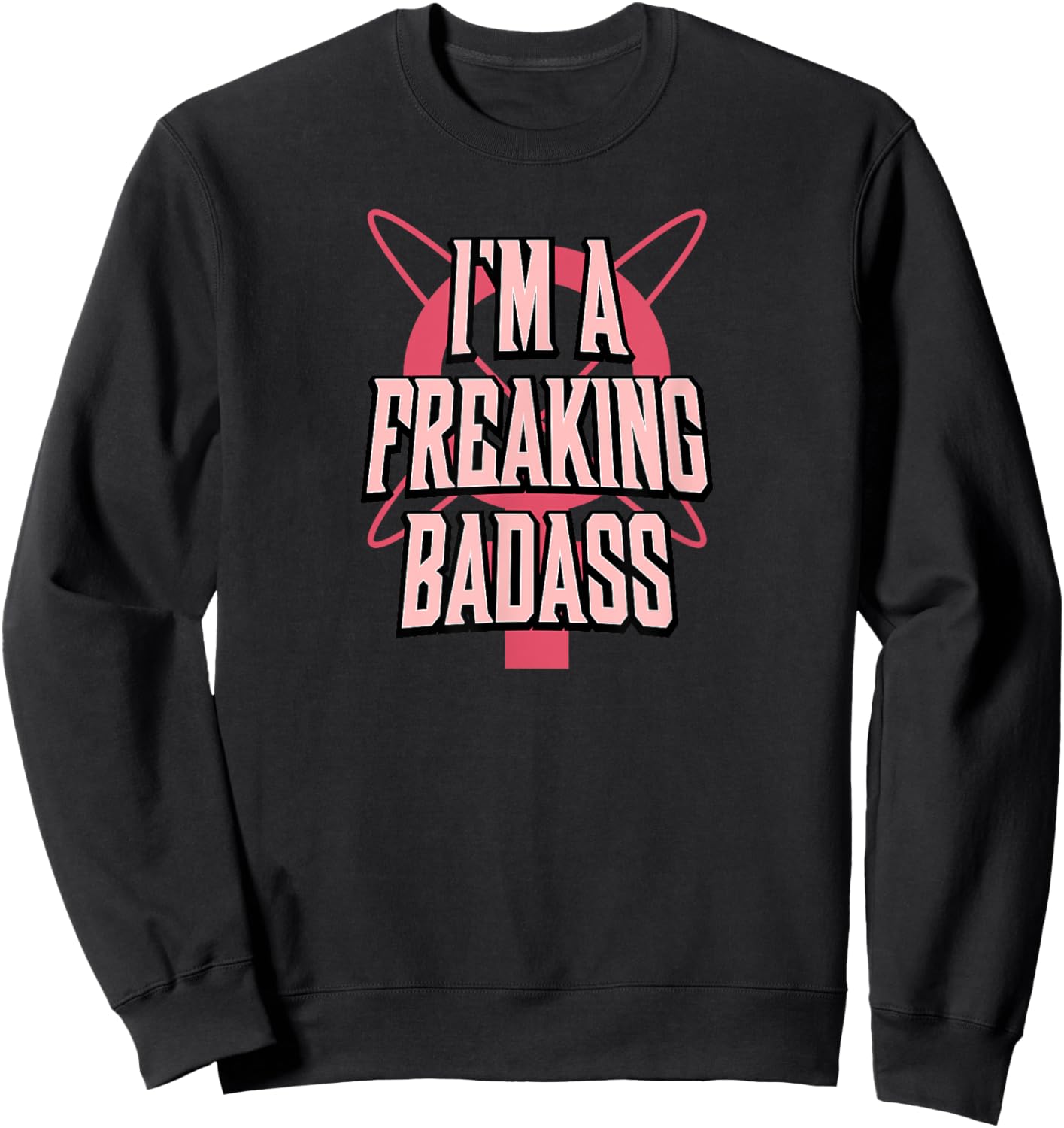 Invincible Atom Eve 'i'm a Badass!" Sweatshirt - Sweatshirt | Black