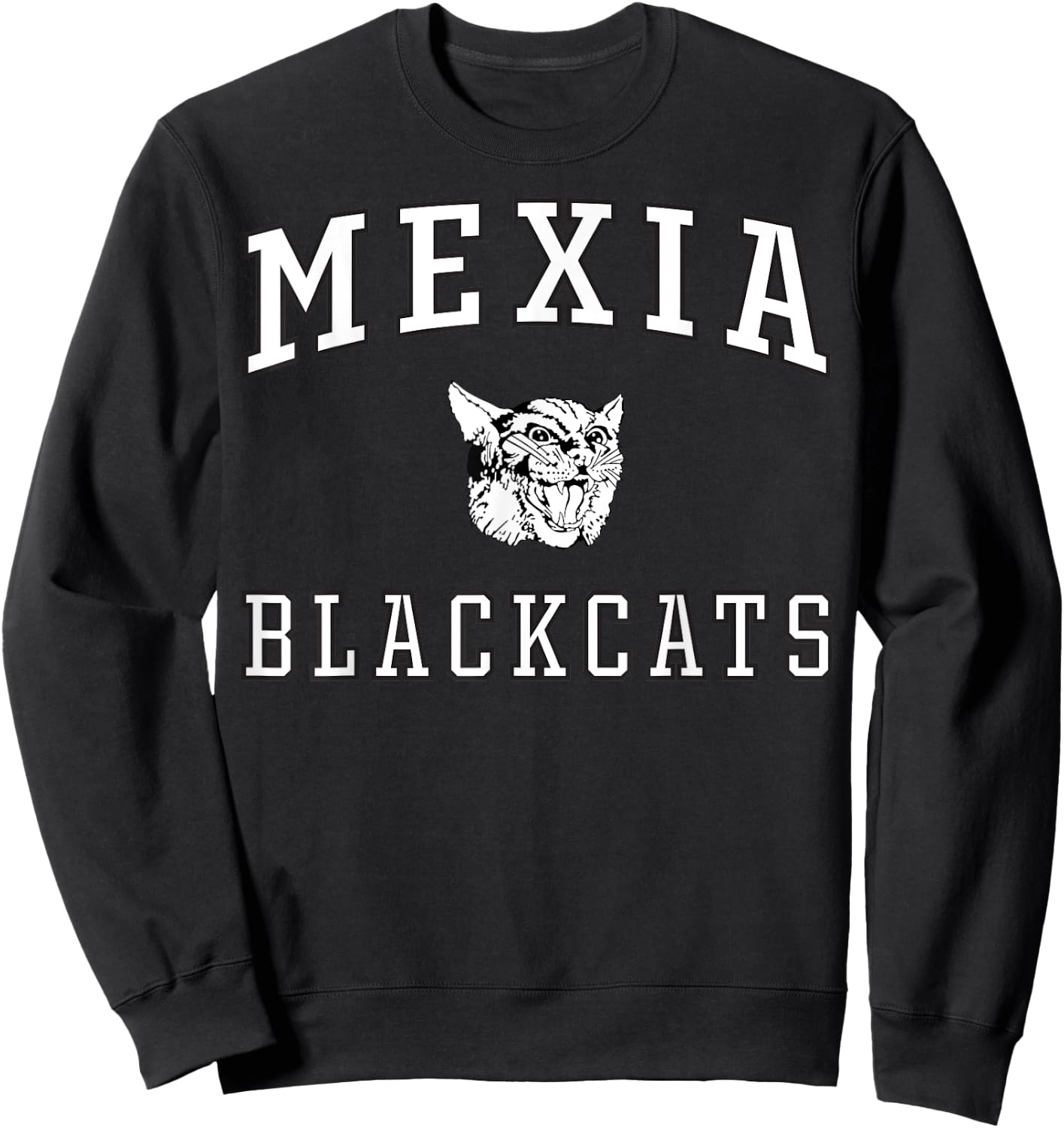 Mexia High School Blackcats C1 Sweatshirt - Sweatshirt | Black