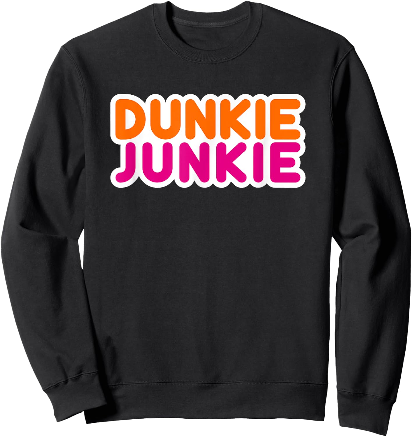 Dunkie Junkie - Funny Coffee Lover Gift Sweatshirt - Sweatshirt | Black