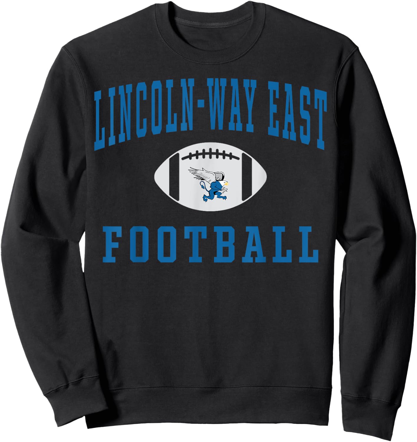 Lincoln-Way East High School Griffins C5 Sweatshirt - Sweatshirt | Black