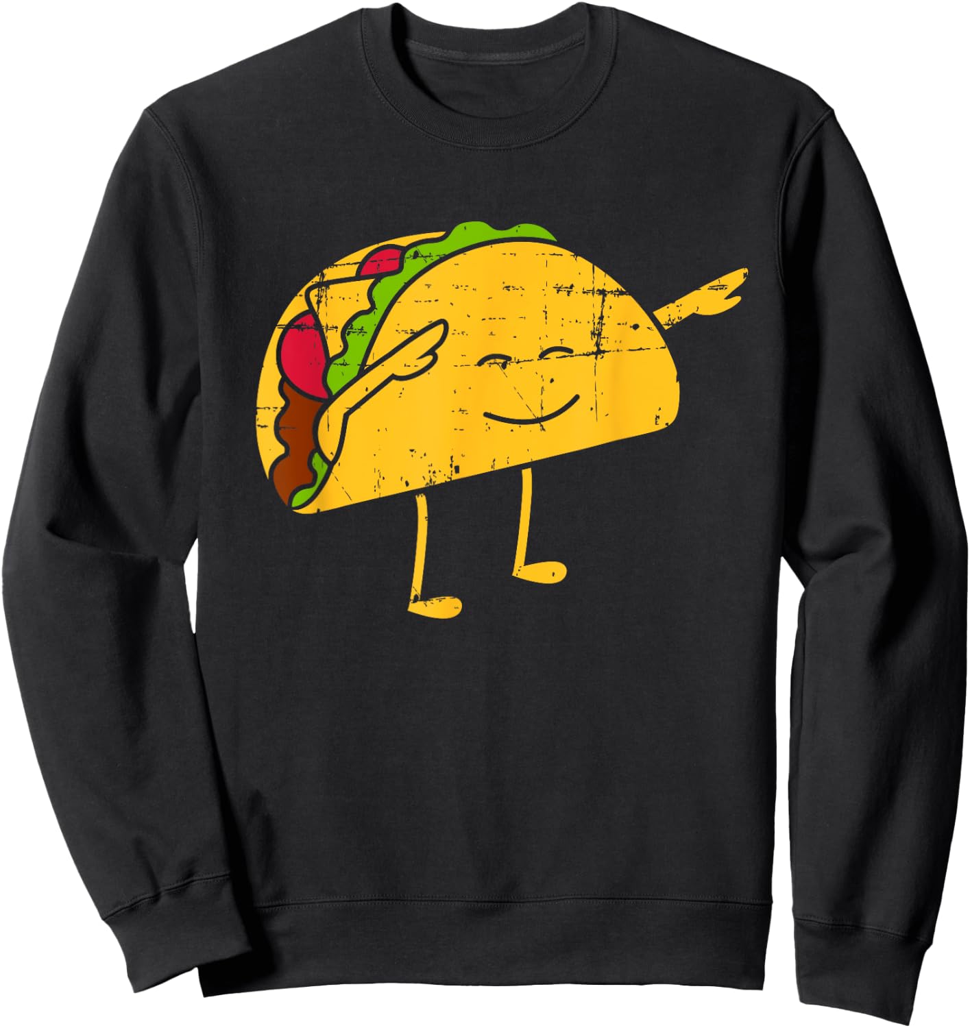 Taco dabbing Sweatshirt - Sweatshirt | Black