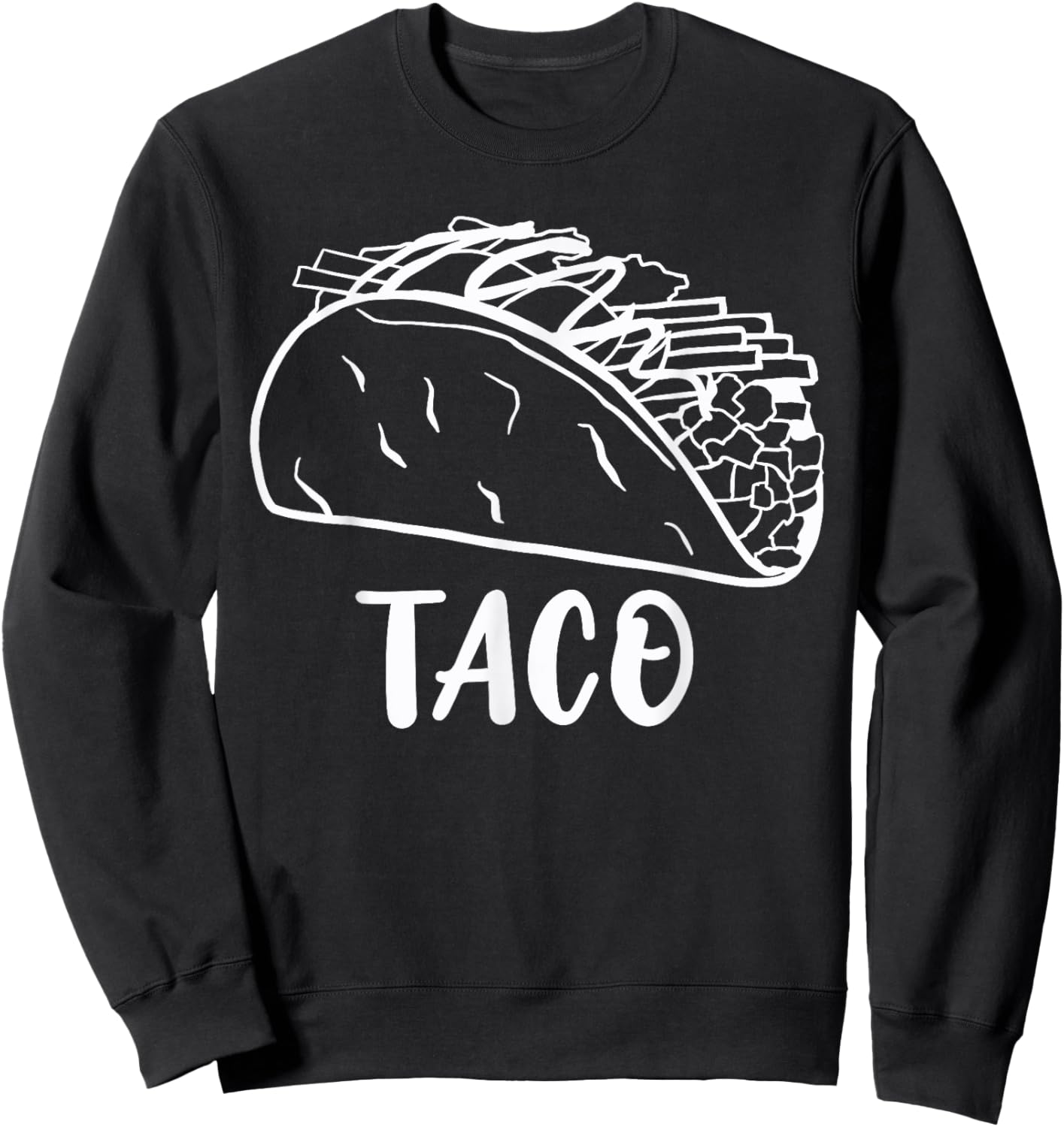 Burrito Taco Taquito Dad Mom Child Baby Matching Family Sweatshirt - Sweatshirt | Black