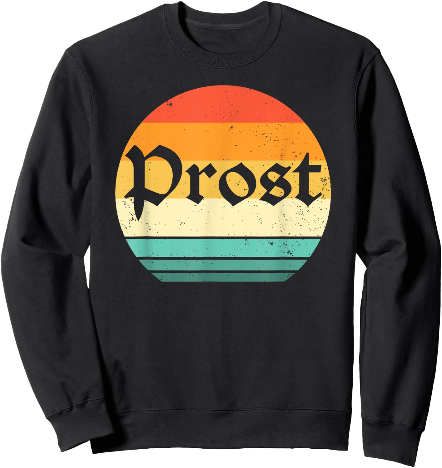 Retro Oktoberfest Shirt Men Kids Women Retro German Prost Sweatshirt - Sweatshirt | Black