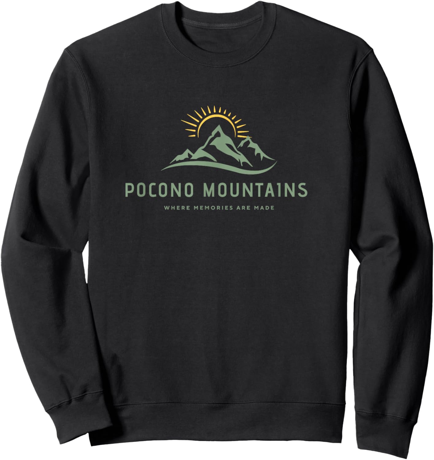 Pocono Mountains Apparel 1 Sweatshirt - Sweatshirt | Black