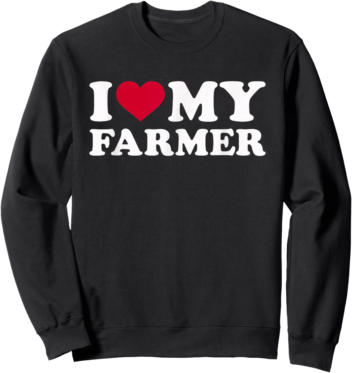 I love my farmer Sweatshirt - Sweatshirt | Black