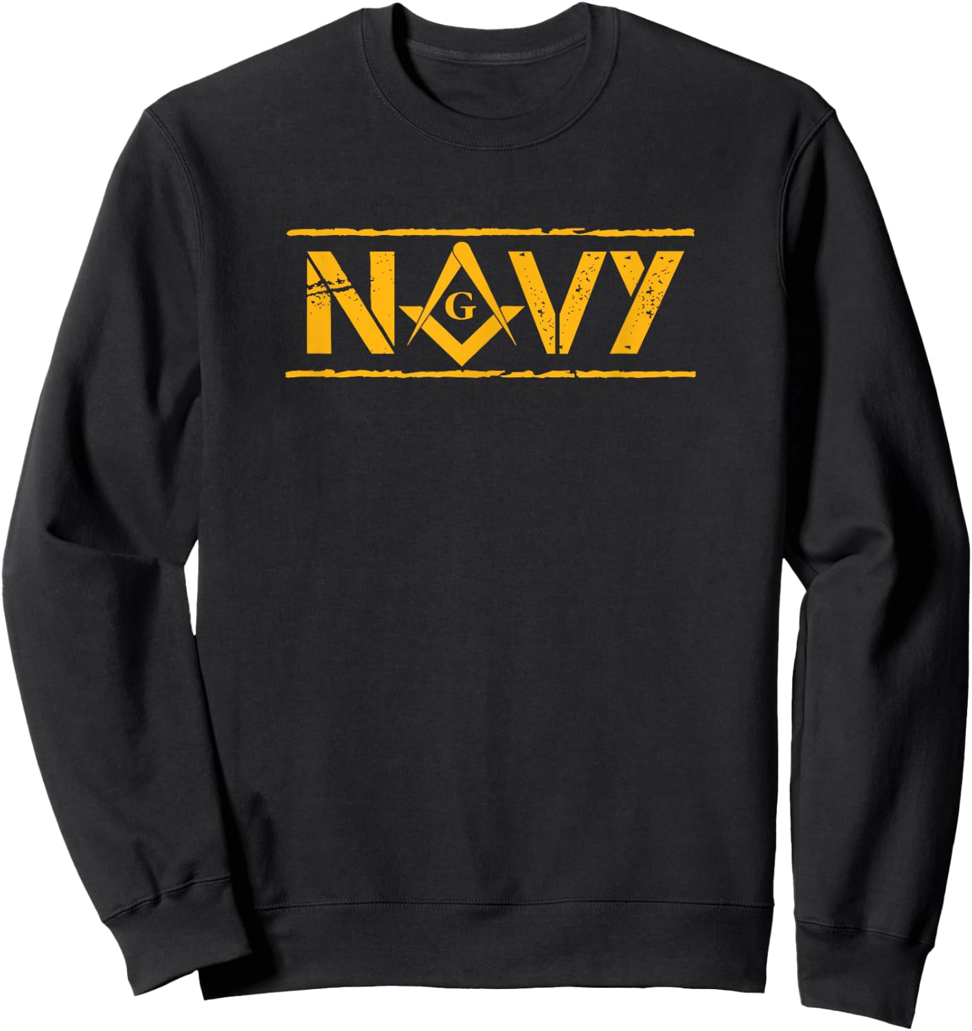 Navy Mason by Kuyang Freemason Sweatshirt - Sweatshirt | Black