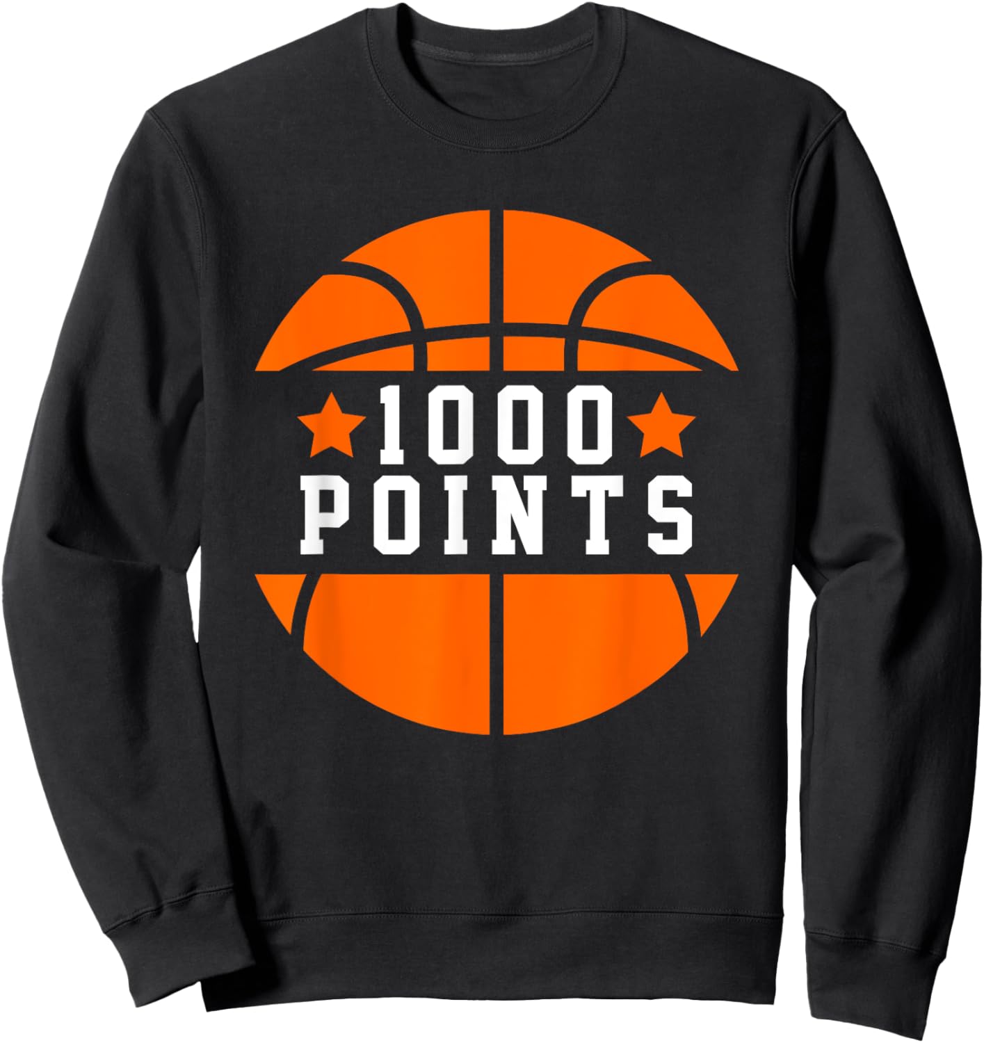 1000 Points Basketball Scorer High School Basketball Mom Sweatshirt - Sweatshirt | Black