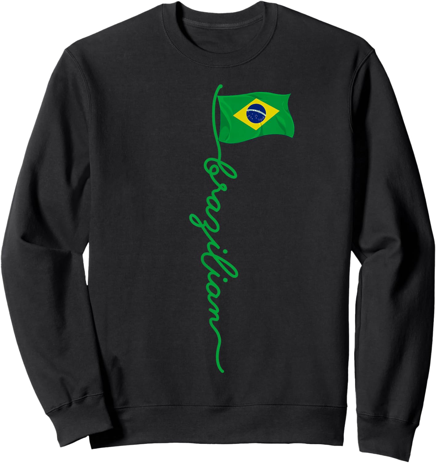 Brazil Signature Brazilian Sweatshirt - Sweatshirt | Black