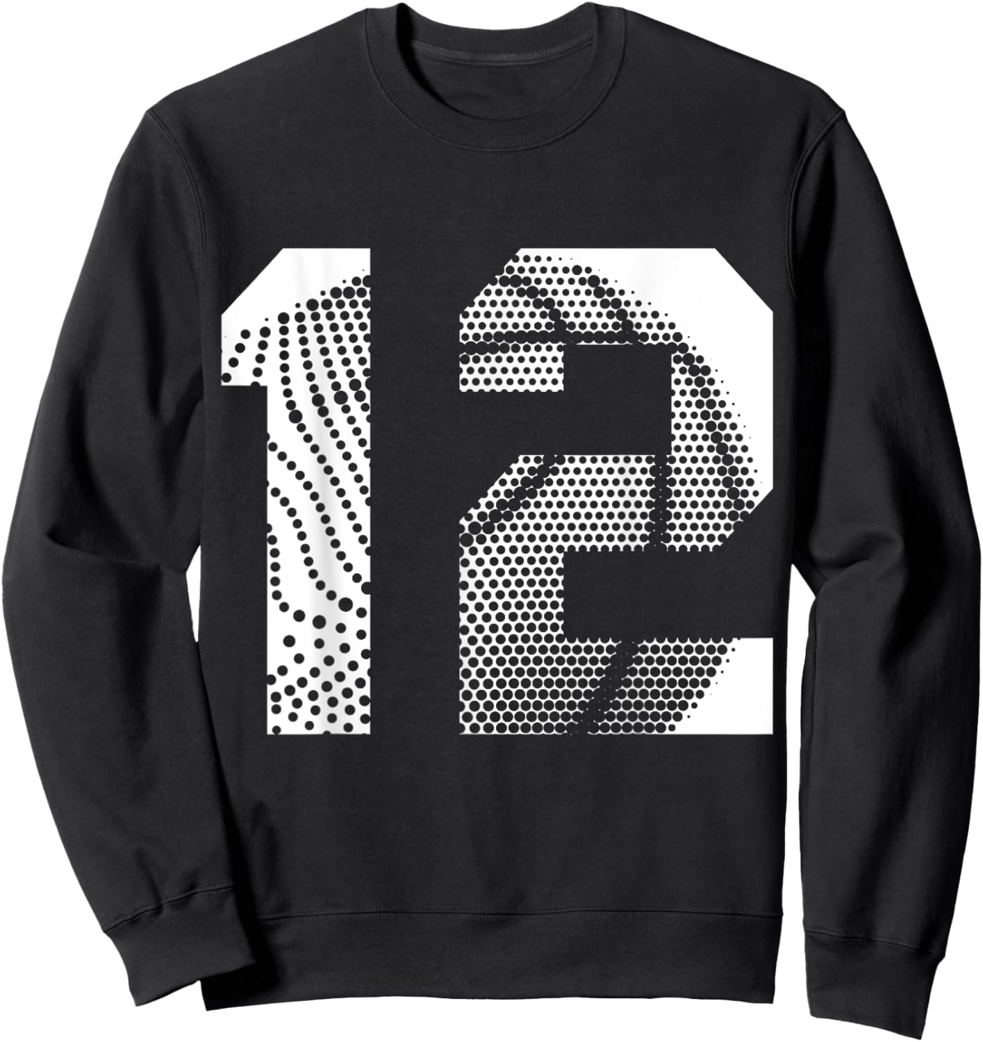 12th Birthday Boy Basketball Player Basketball 12 Years Old Sweatshirt - Sweatshirt | Black
