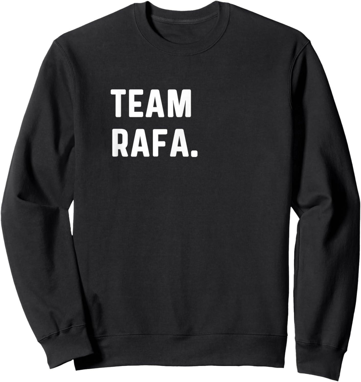 Team Rafa - Name Sweatshirt - Sweatshirt | Black