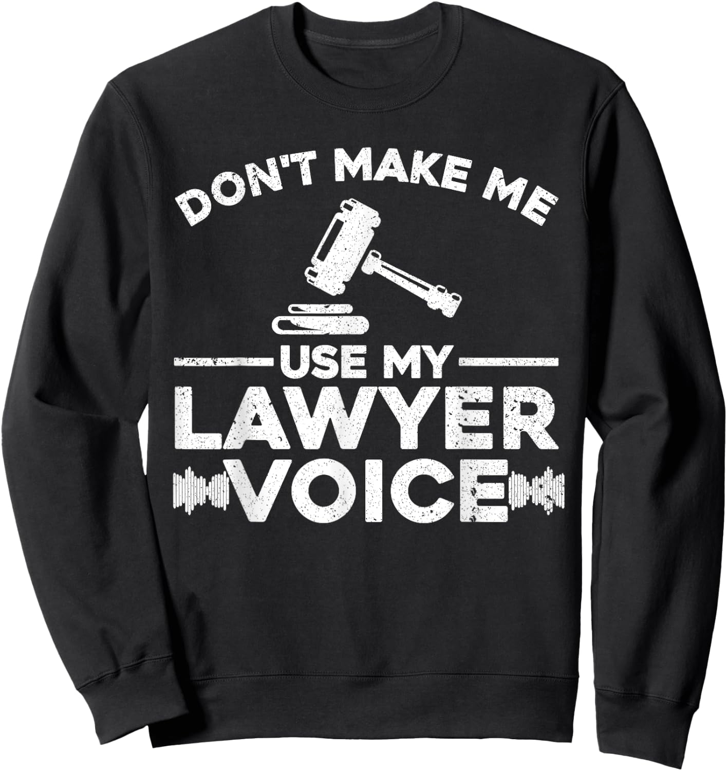 Funny Lawyer Art Women Attorney Paralegal Lovers Sweatshirt - Sweatshirt | Black