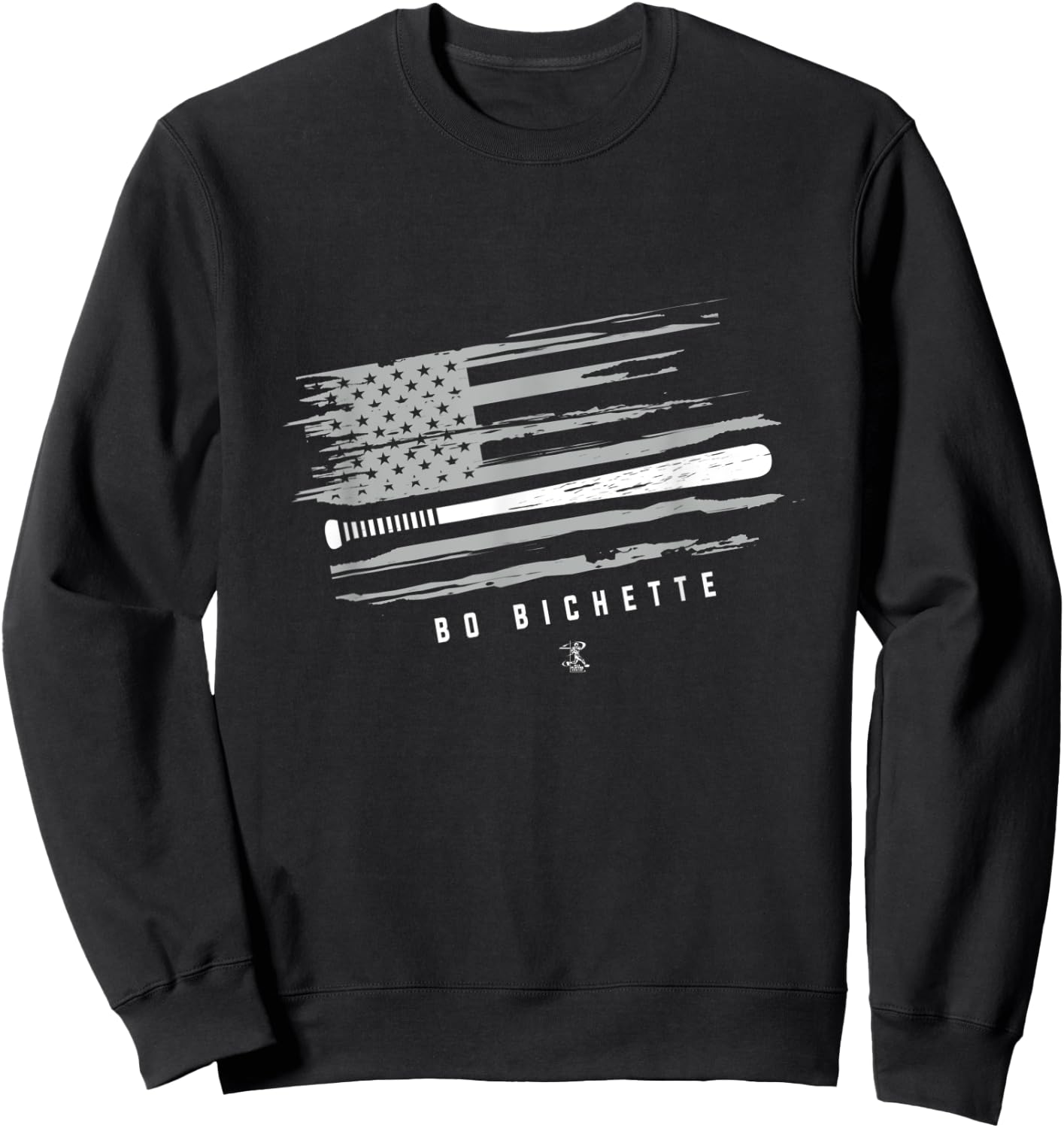 Bo Bichette Baseball Flag Graphic - Apparel Sweatshirt - Sweatshirt | Black