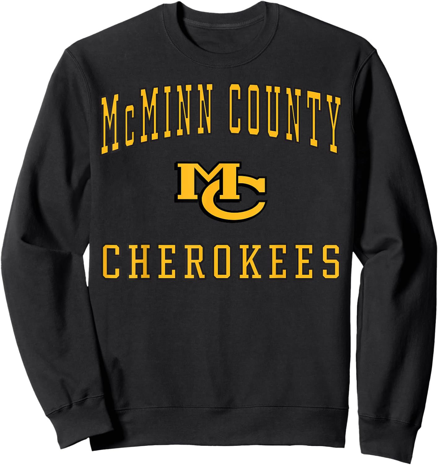 McMinn County High School Cherokees C1 Sweatshirt - Sweatshirt | Black