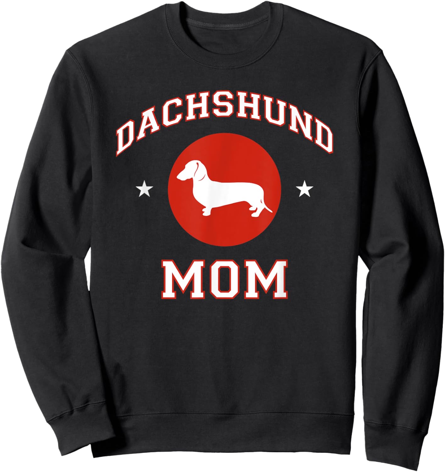 Smooth Dachshund Mom Sweatshirt - Sweatshirt | Black