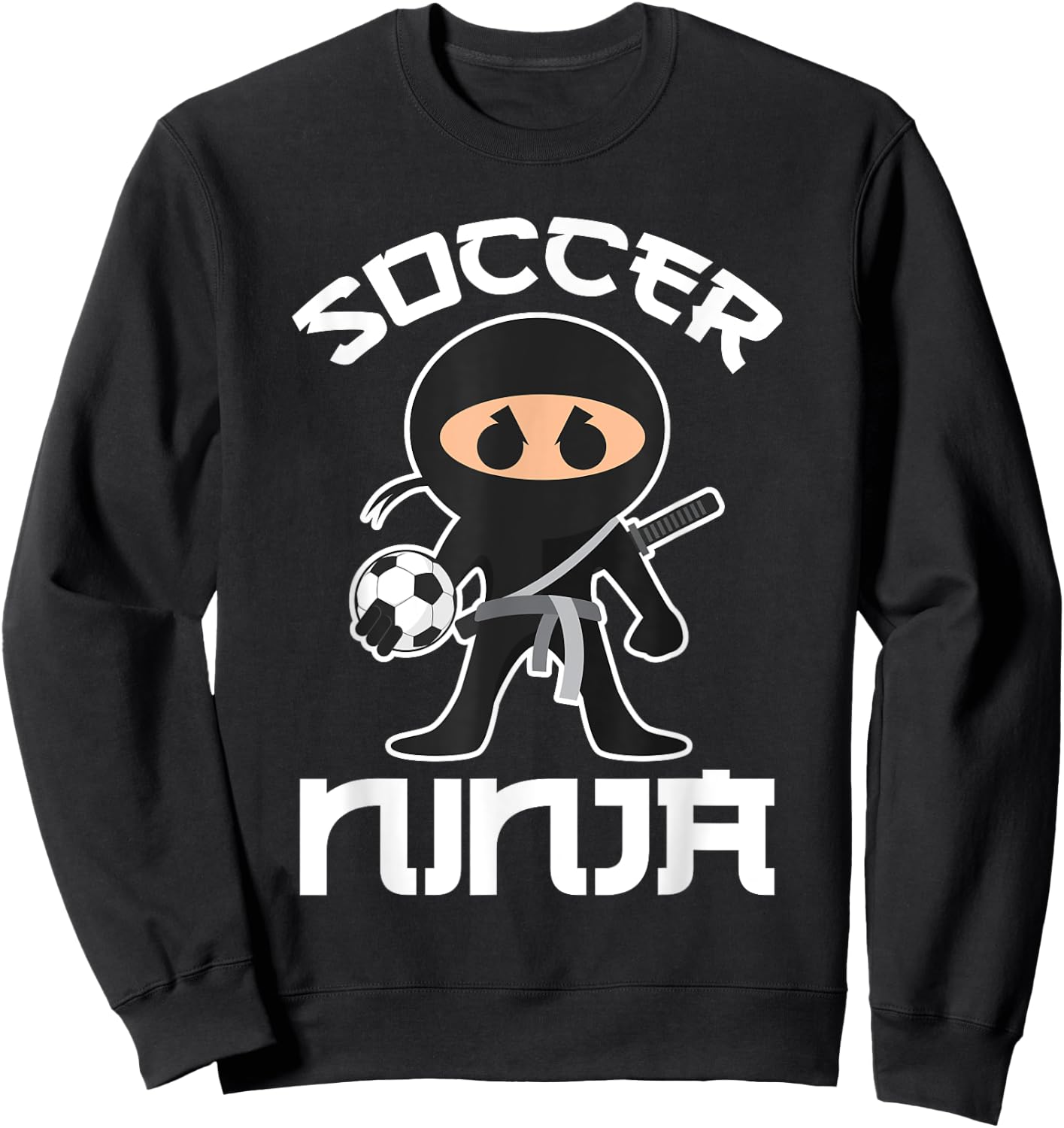 Cool Soccer Art Boys Kid Soccer Lovers Soccer Player Sweatshirt - Sweatshirt | Black